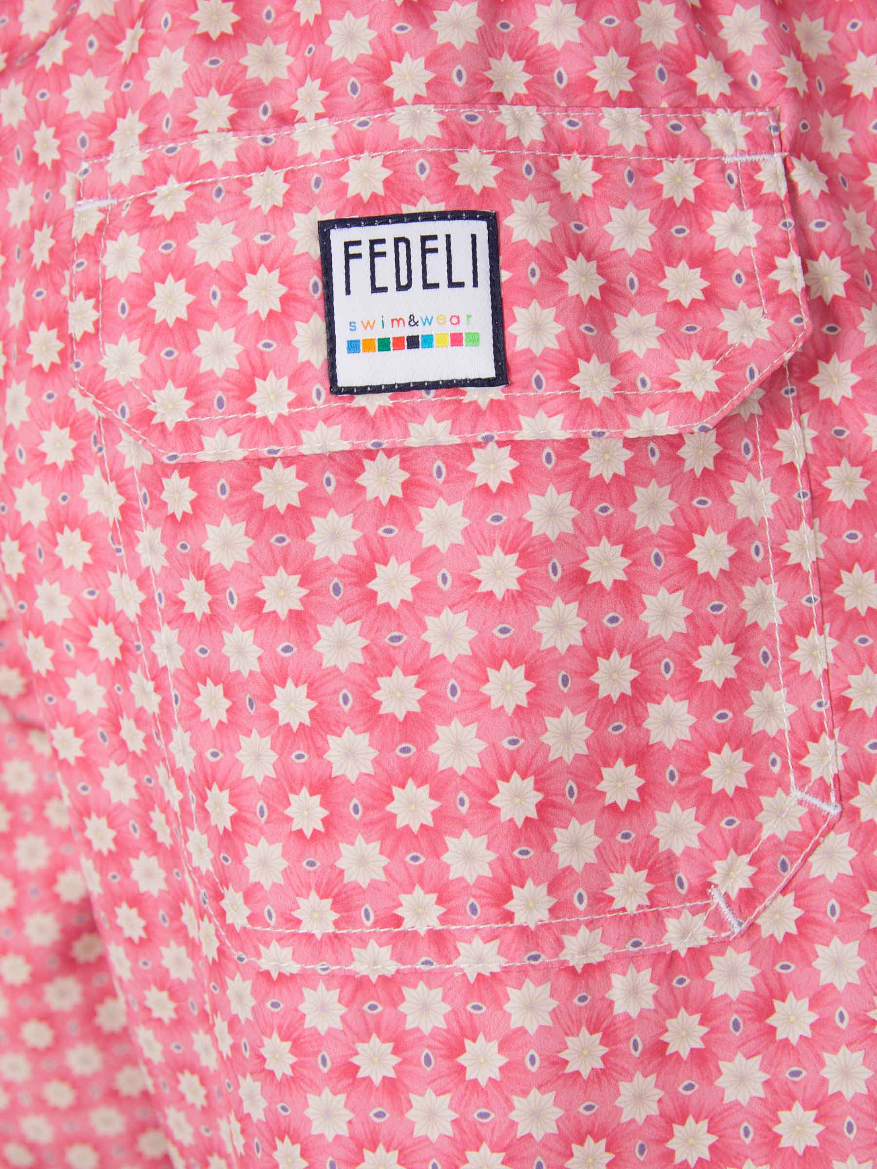 Outlet online Fedeli Hombre Bañador Motivo Floral color Verde Oscuro sku 561-001192 03 - Foto 3