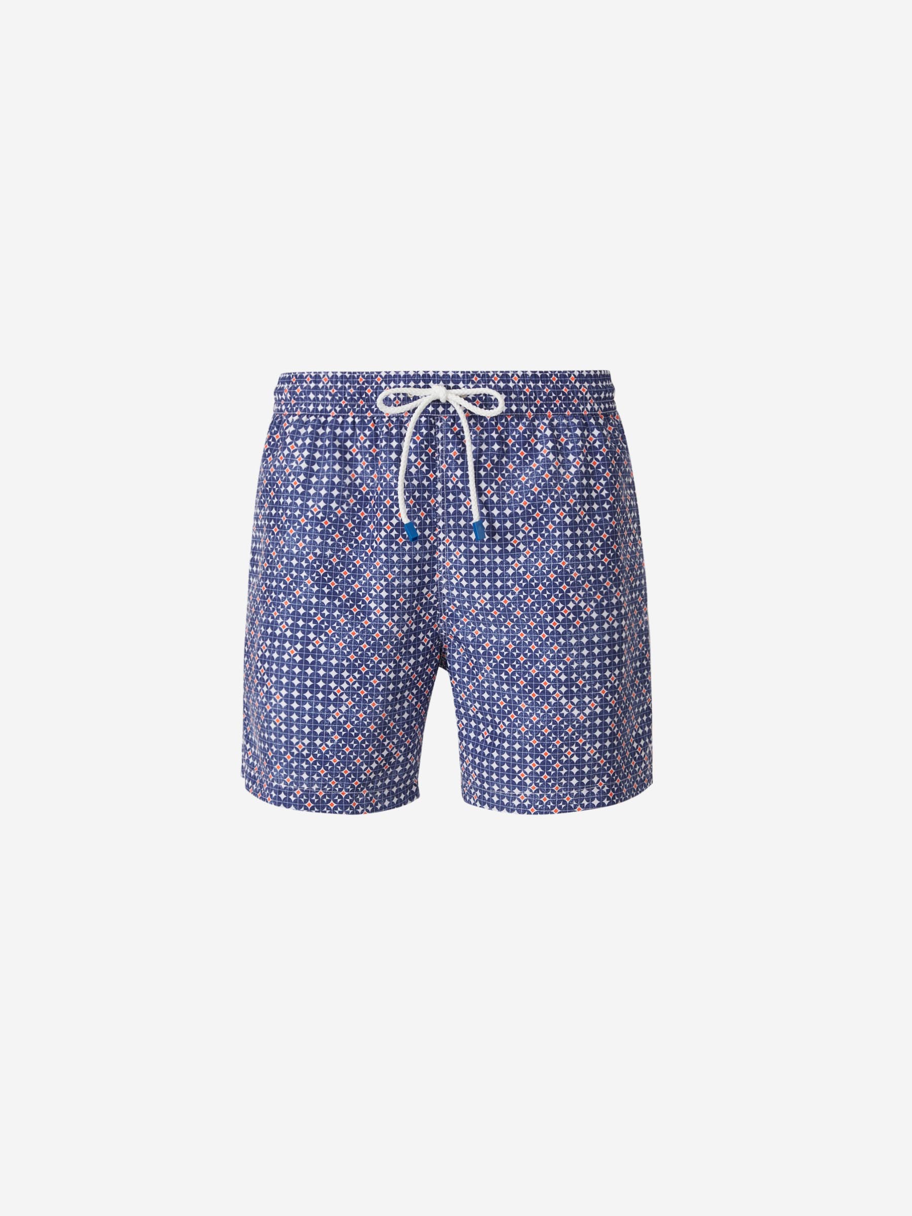 Outlet online Santa Eulalia Hombre Bañador Naútico Motivo Geométrico color Azul Marino sku 561-001199 01 - Foto 1