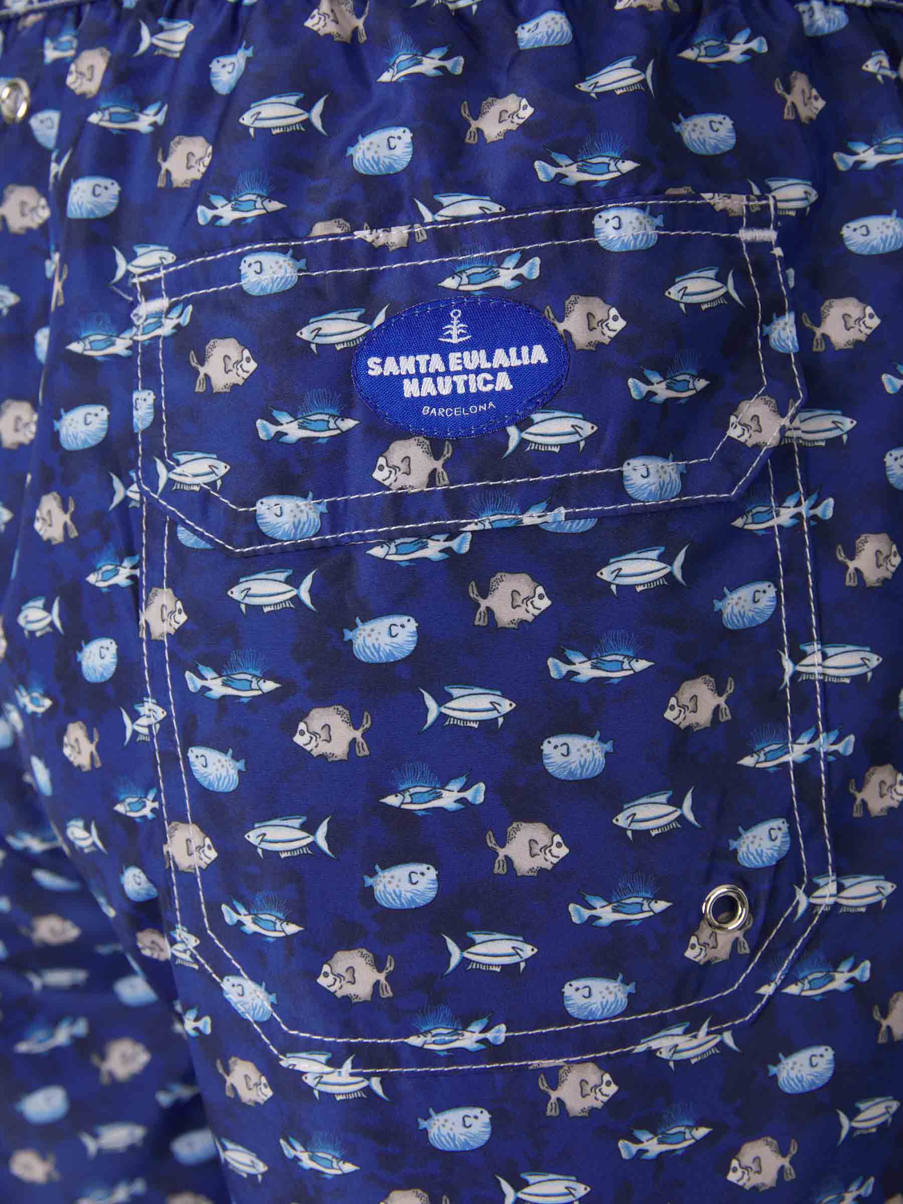 Outlet online Santa Eulalia Hombre Bañador Naútico Motivo Marino color Azul Marino sku 561-001203 01 - Foto 3