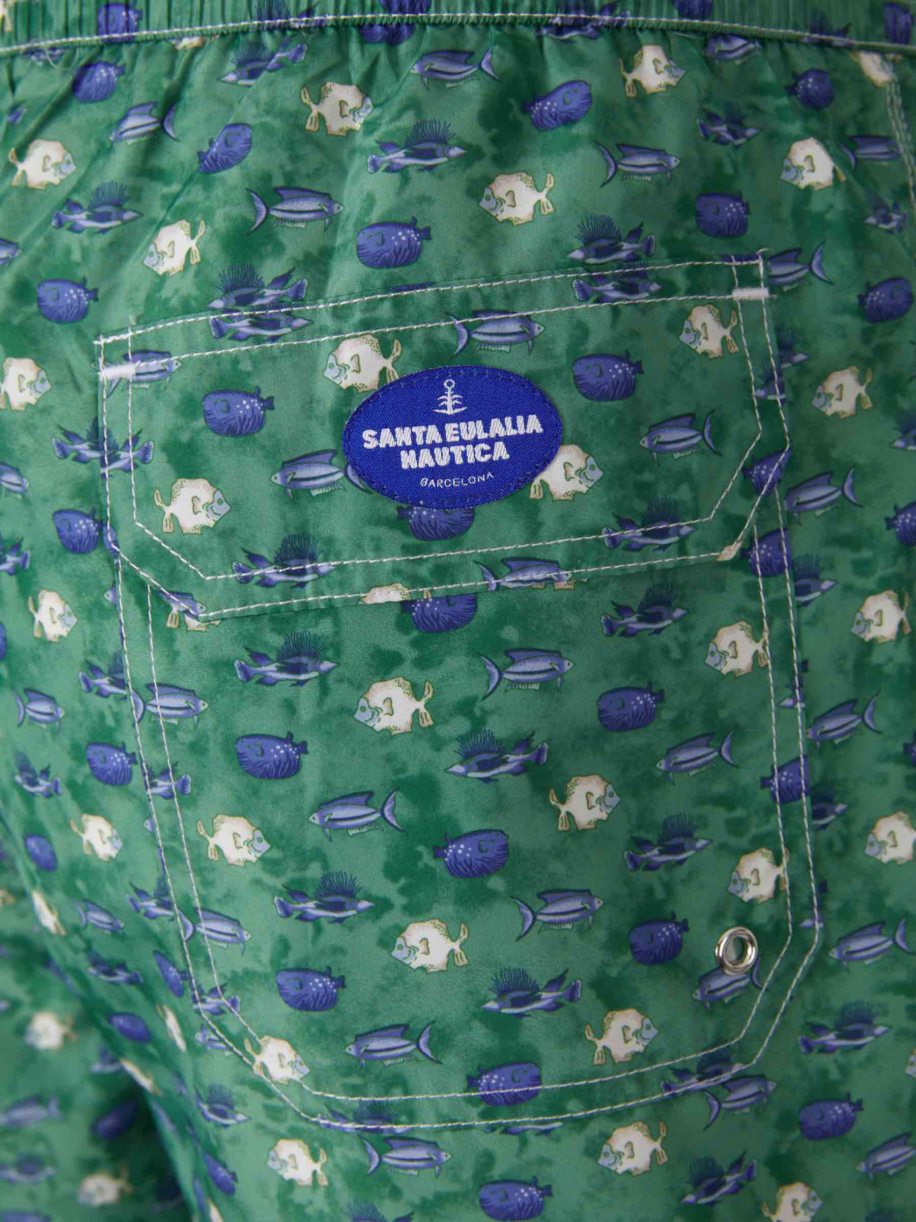 Outlet online Santa Eulalia Hombre Bañador Naútico Motivo Marino color Verde Menta sku 561-001203 02 - Foto 8