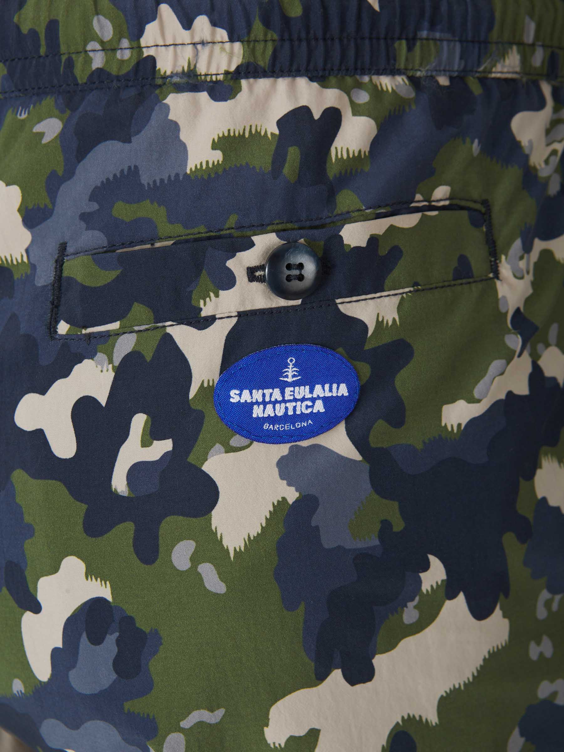 Outlet online Santa Eulalia Hombre Bañador Naútico Motivo Militar color Verde Militar sku 561-001266 01 - Foto 4