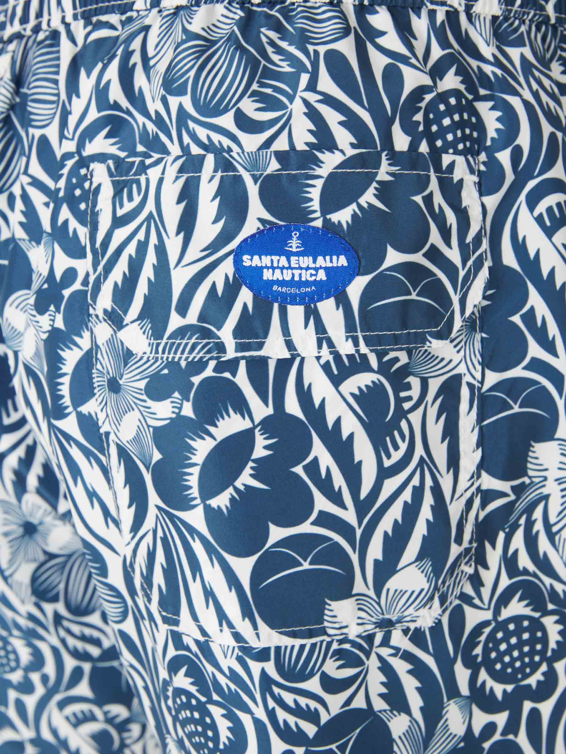 Outlet online Santa Eulalia Hombre Bañador Motivo Floral color Azul sku 561-001340 01 - Foto 5