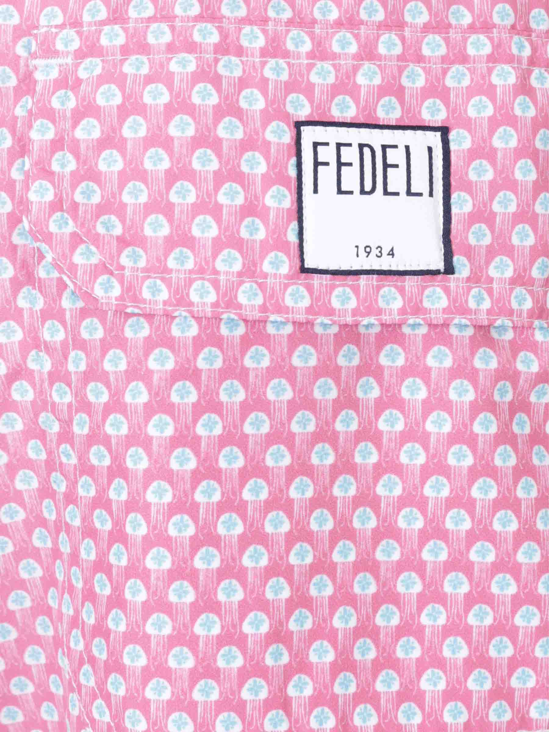 Outlet online Fedeli Hombre Bañador Estampado Medusas color Rosa sku 561-001354 03 - Foto 3