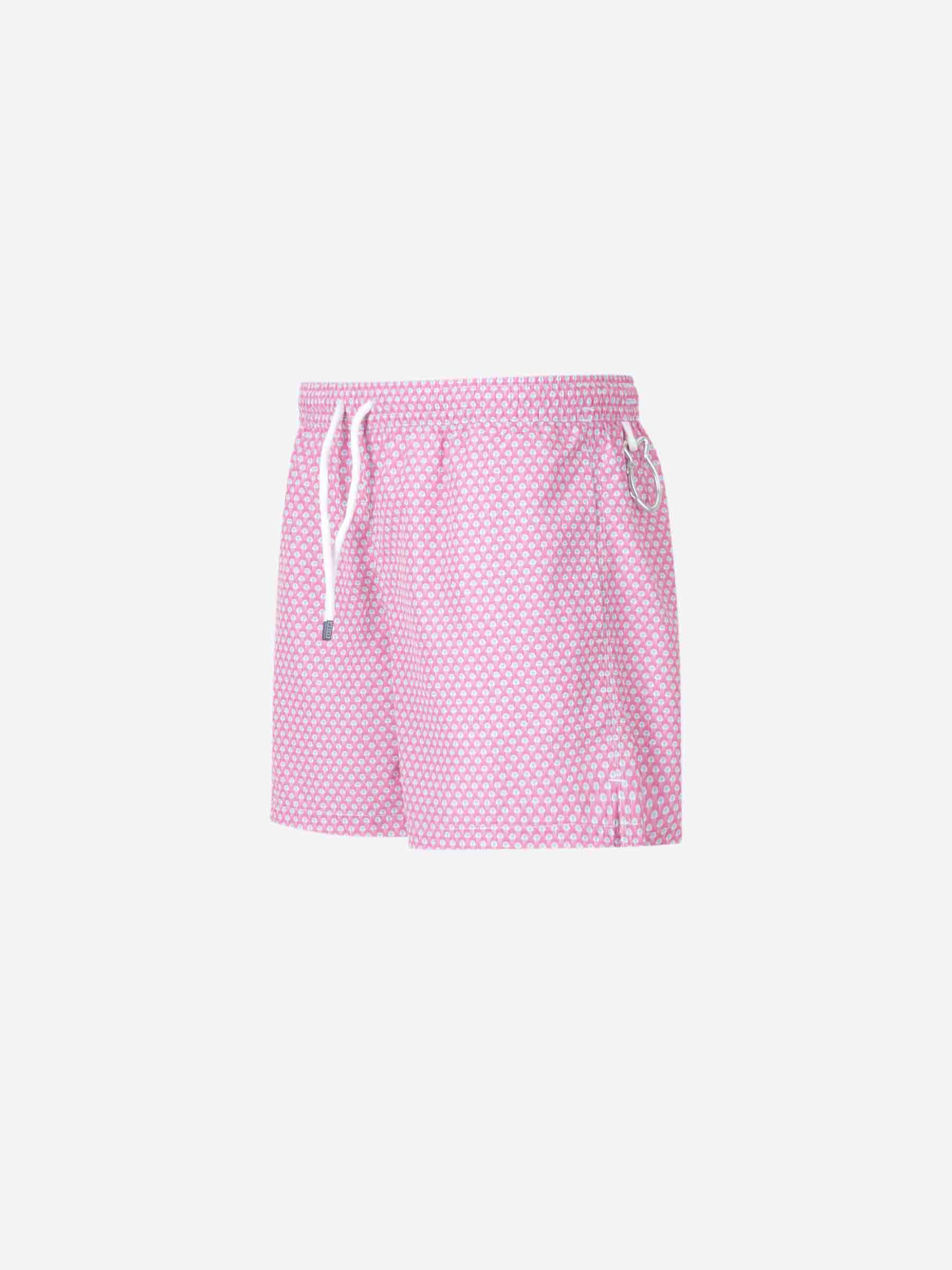 Outlet online Fedeli Hombre Bañador Estampado Medusas color Rosa sku 561-001354 03 - Foto 4