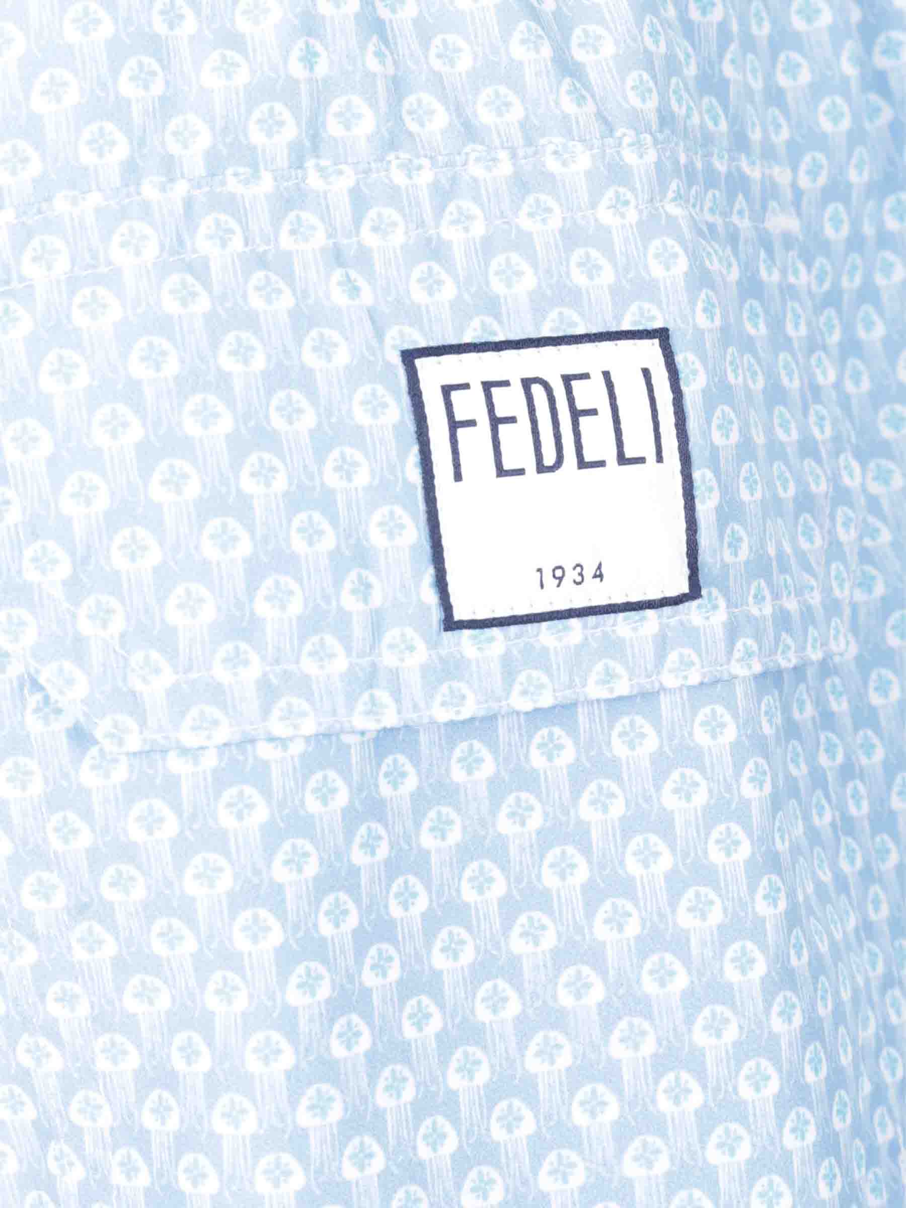Outlet online Fedeli Hombre Bañador Estampado Medusas color Azul sku 561-001354 04 - Foto 5