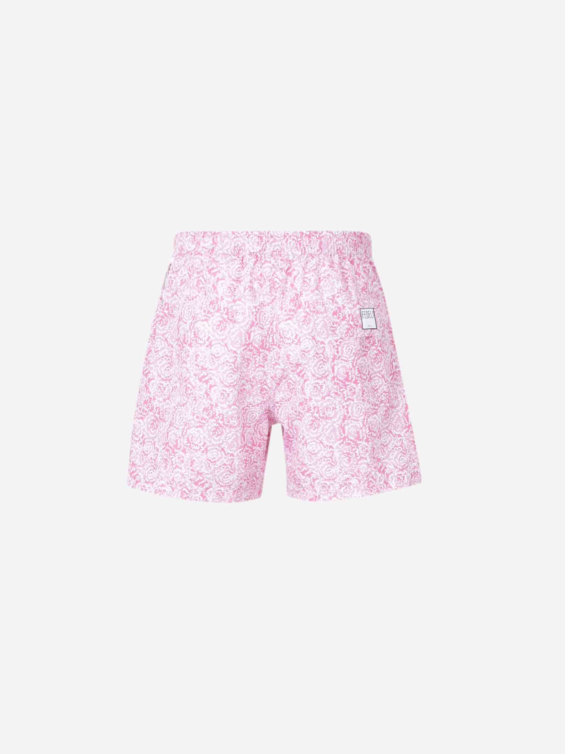 Outlet online Fedeli Hombre Bañador Estampado Floral color Rosa sku 561-001355 01 - Foto 2