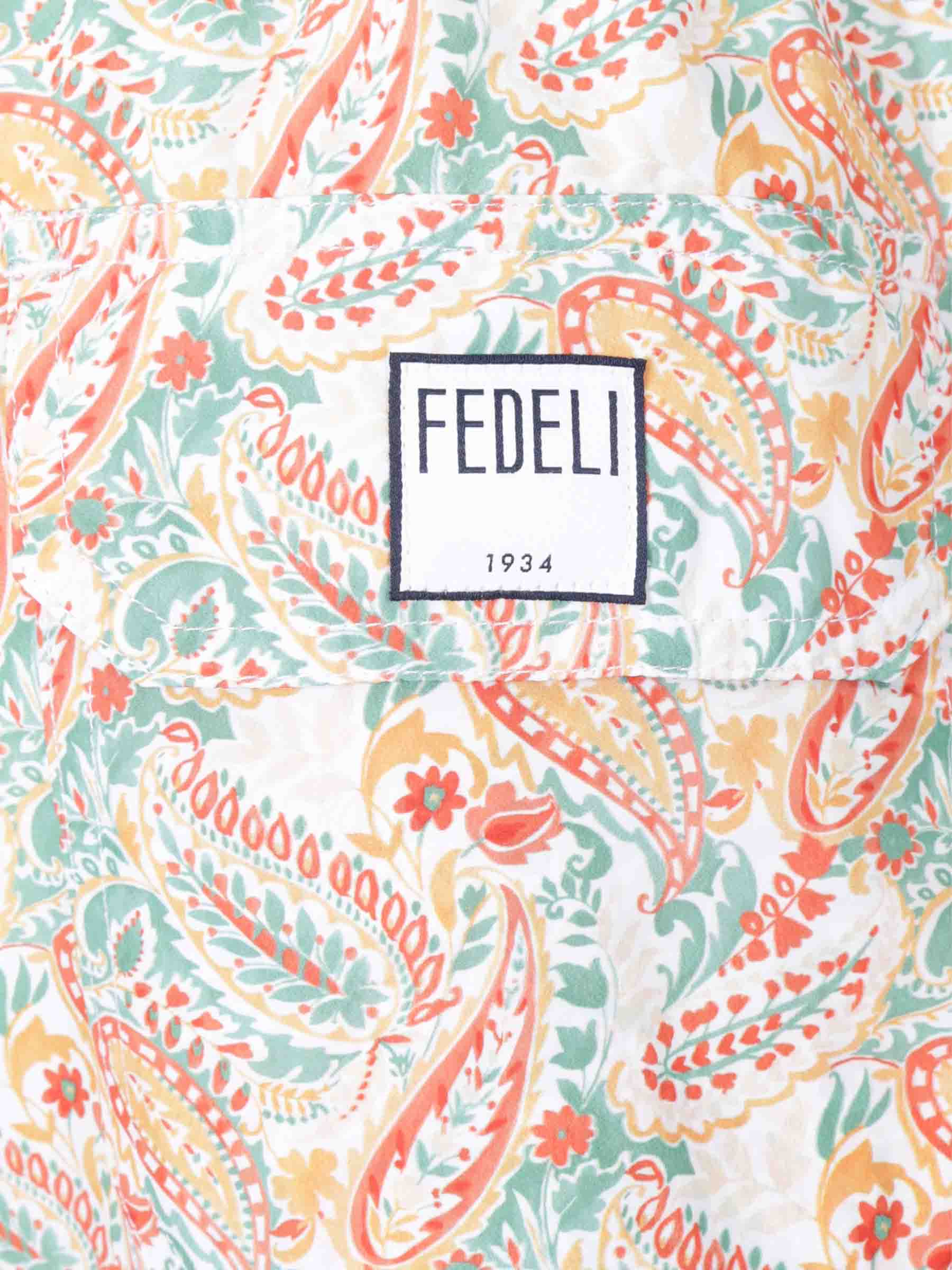 Outlet online Fedeli Hombre Bañador Estampado Floral color Naranja Claro sku 561-001357 03 - Foto 3