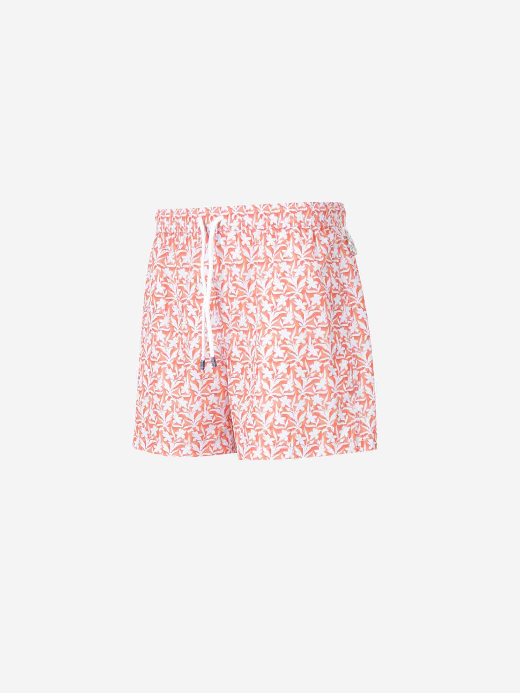 Outlet online Fedeli Hombre Bañador Estampado Floral color Naranja sku 561-001358 01 - Foto 4