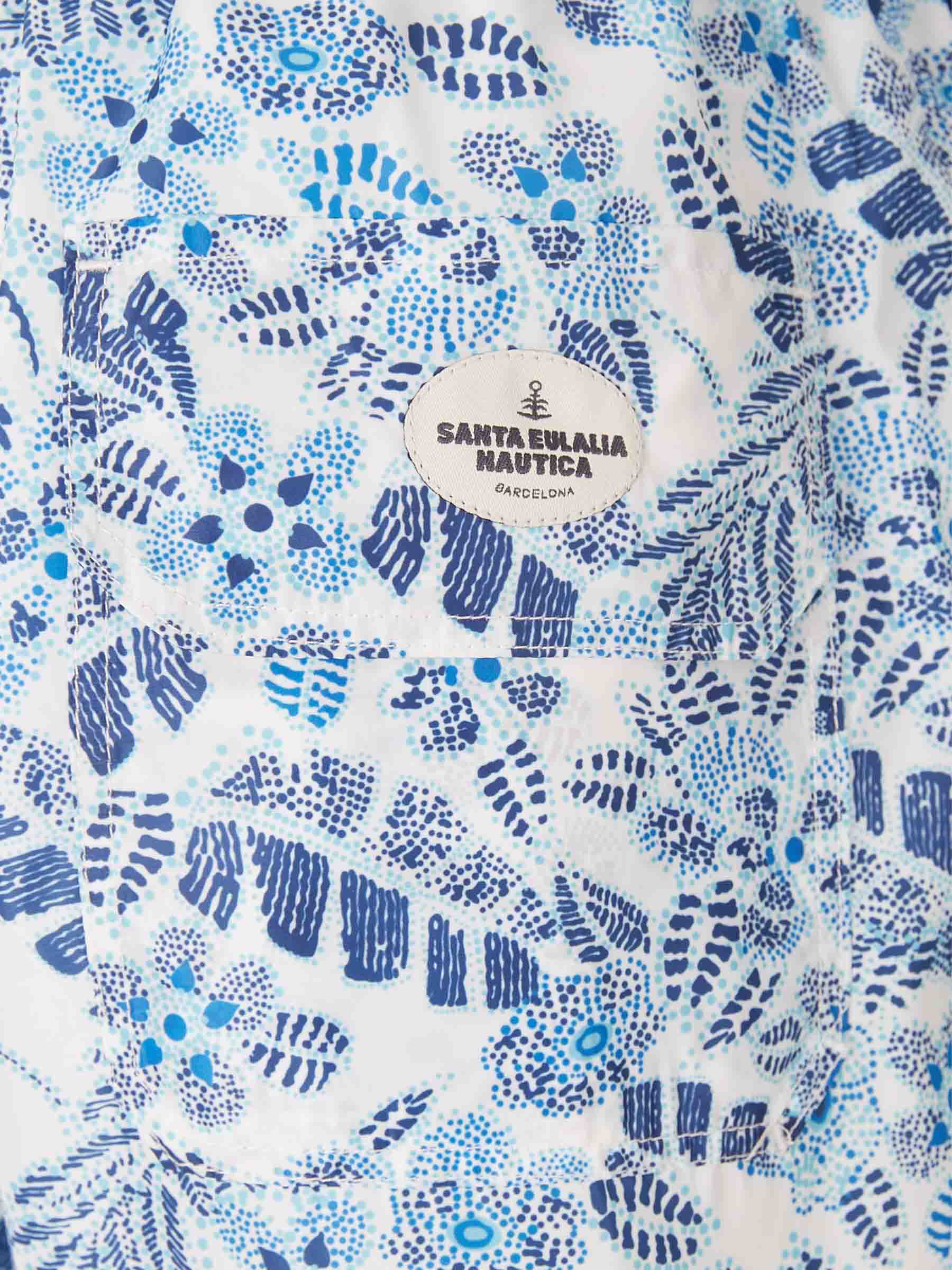 Outlet online Santa Eulalia Hombre Bañador Motivo Floral color Azul sku 561-001375 01 - Foto 3