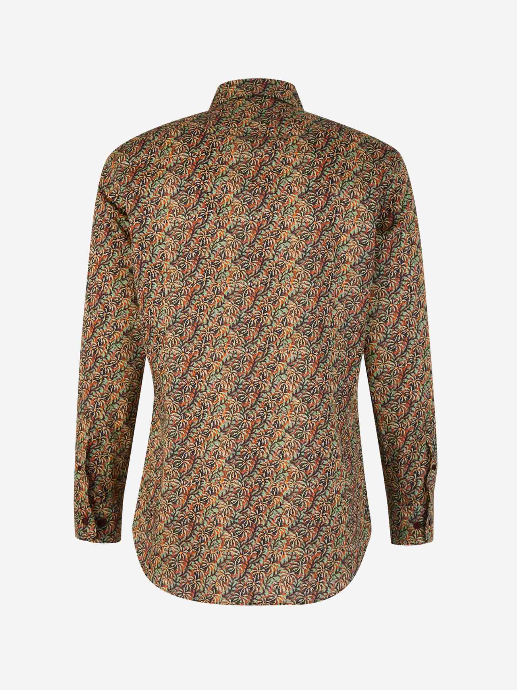 Outlet online Etro Hombre Camisa Algodón Coqueros color Terracota sku 531-006213 01 - Foto 2