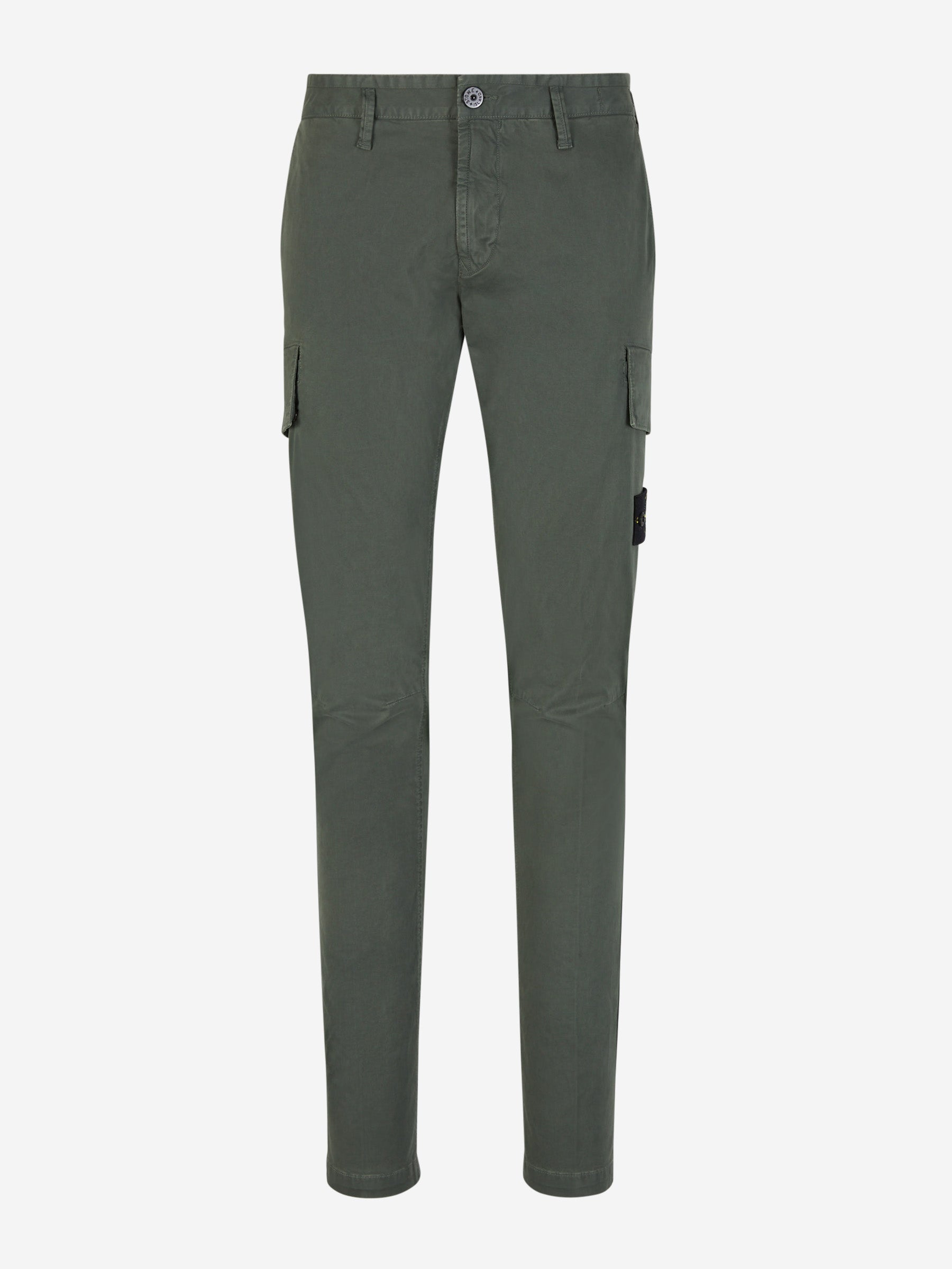 Outlet online Stone Island Hombre Pantalones Algodón Logo color Verde Oscuro sku 521-003028 02 - Foto 1