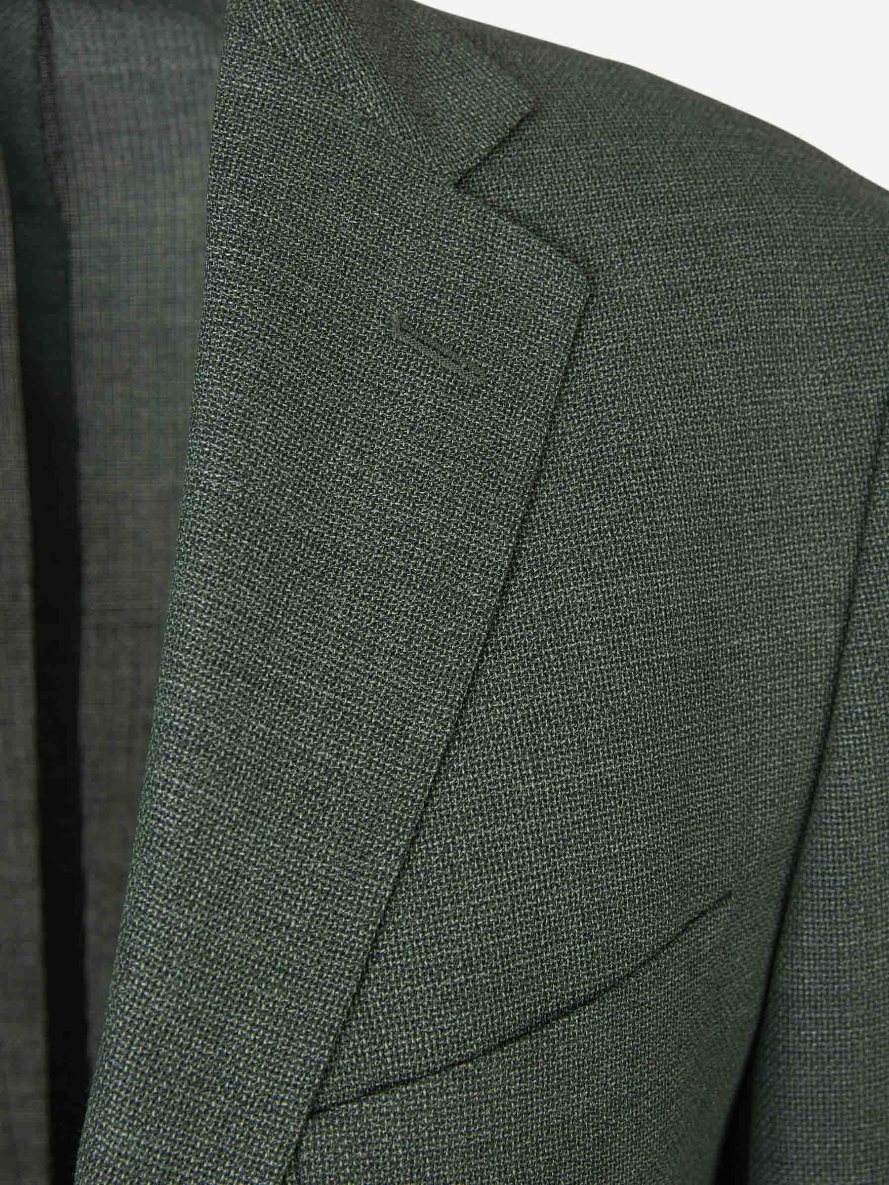 Outlet online Santa Eulalia Hombre Americana Texturizada Lana color Verde Oscuro sku 301-000238 01 - Foto 3