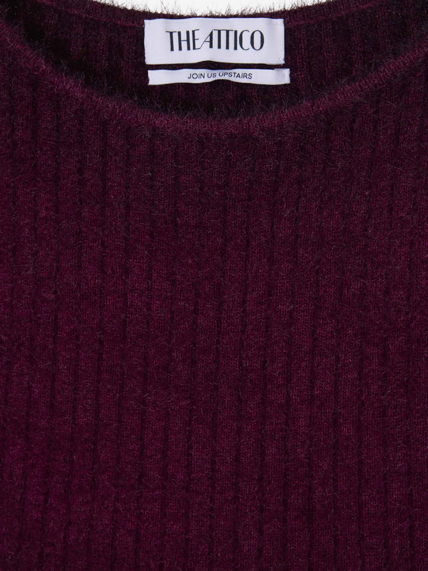 Outlet online The Attico Mujer Vestido Midi Degradè color Burdeos sku 721-000270 01 - Foto 7