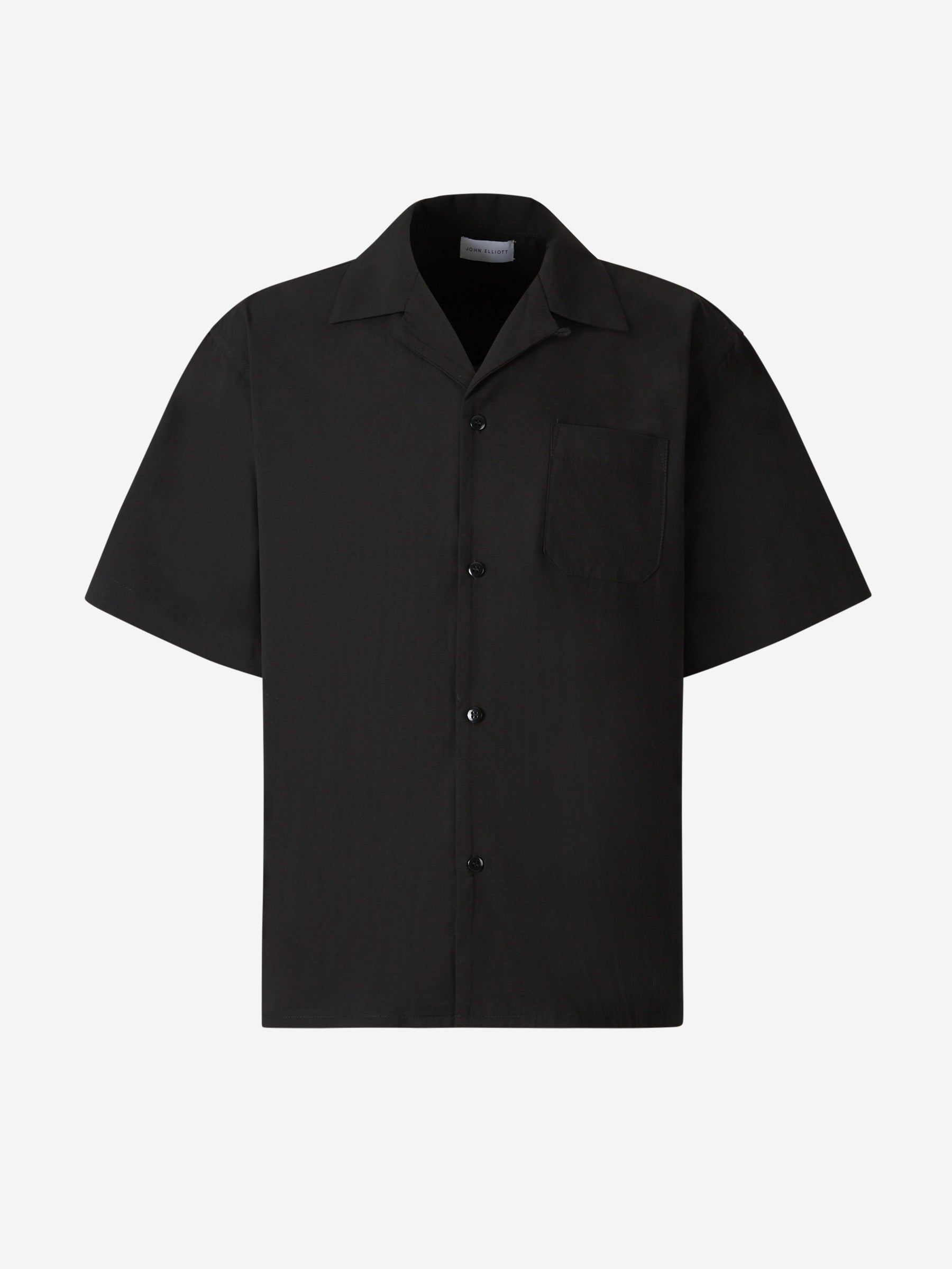 John Elliott Camisa Bolsillo Camp color Negro sku 532-000532 01 - Foto 1