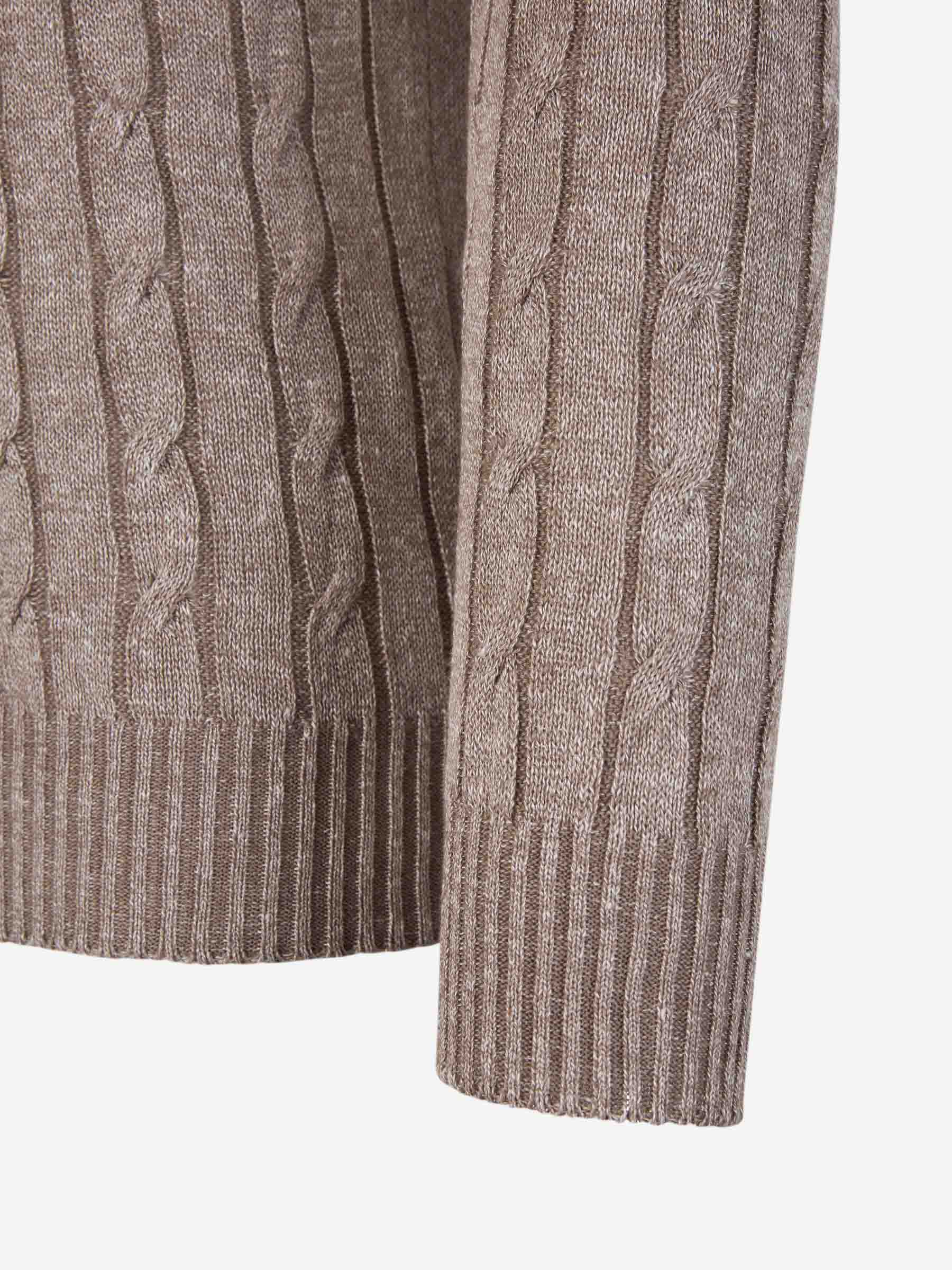 Outlet online Santa Eulalia Hombre Jersey Ochos Lino color Topo sku 542-002353 01 - Foto 4