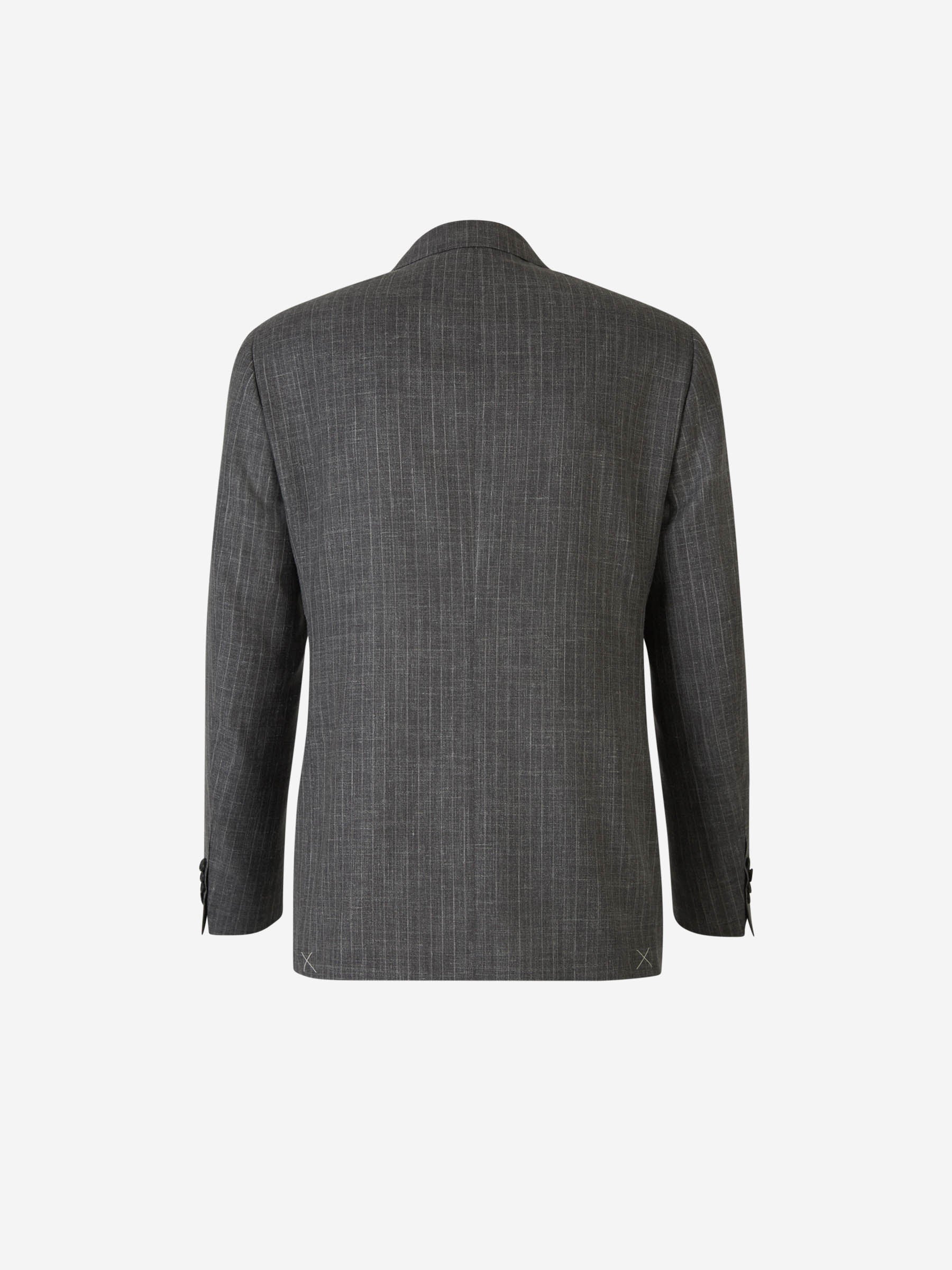 Outlet online Canali Hombre Traje Texturizado Lana color Gris Antracita sku 312-002804 01 - Foto 2