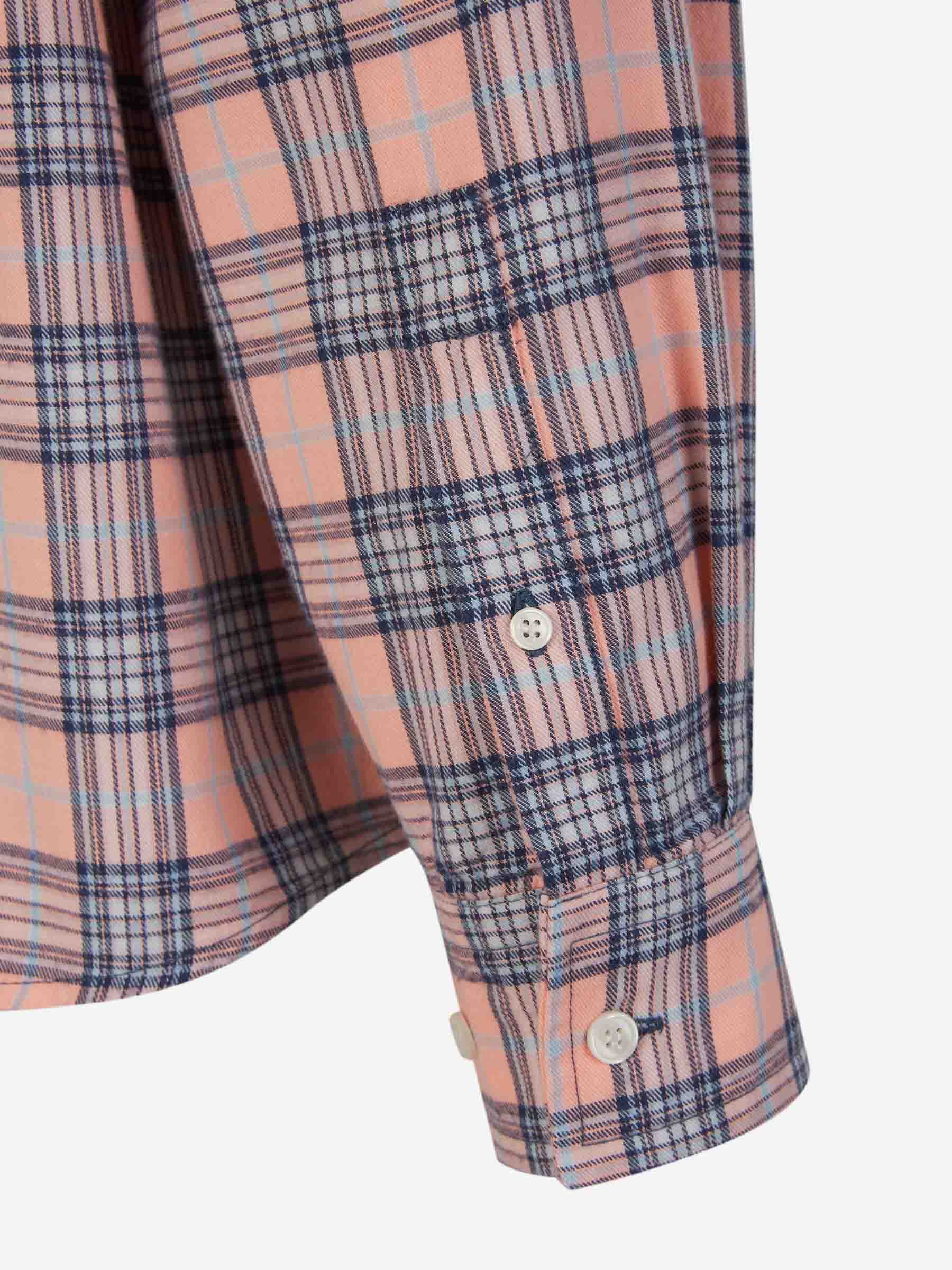 Outlet online Acne Studios Face Hombre Camisa Motivo Cuadros color Salmón sku 531-006141 01 - Foto 5