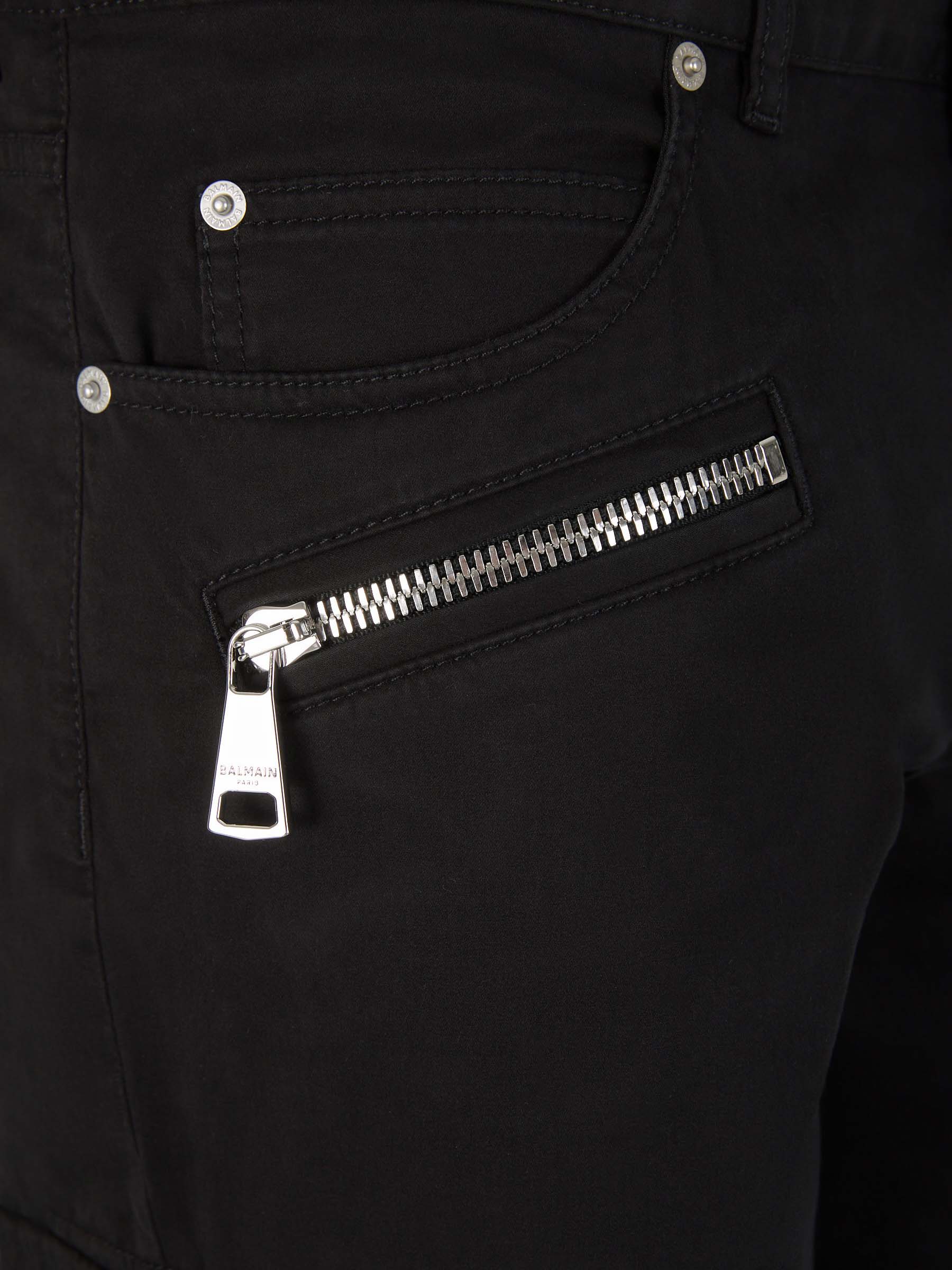 Outlet online Balmain Hombre Pantalones Cargo Algodón color Negro sku 522-002549 01 - Foto 4