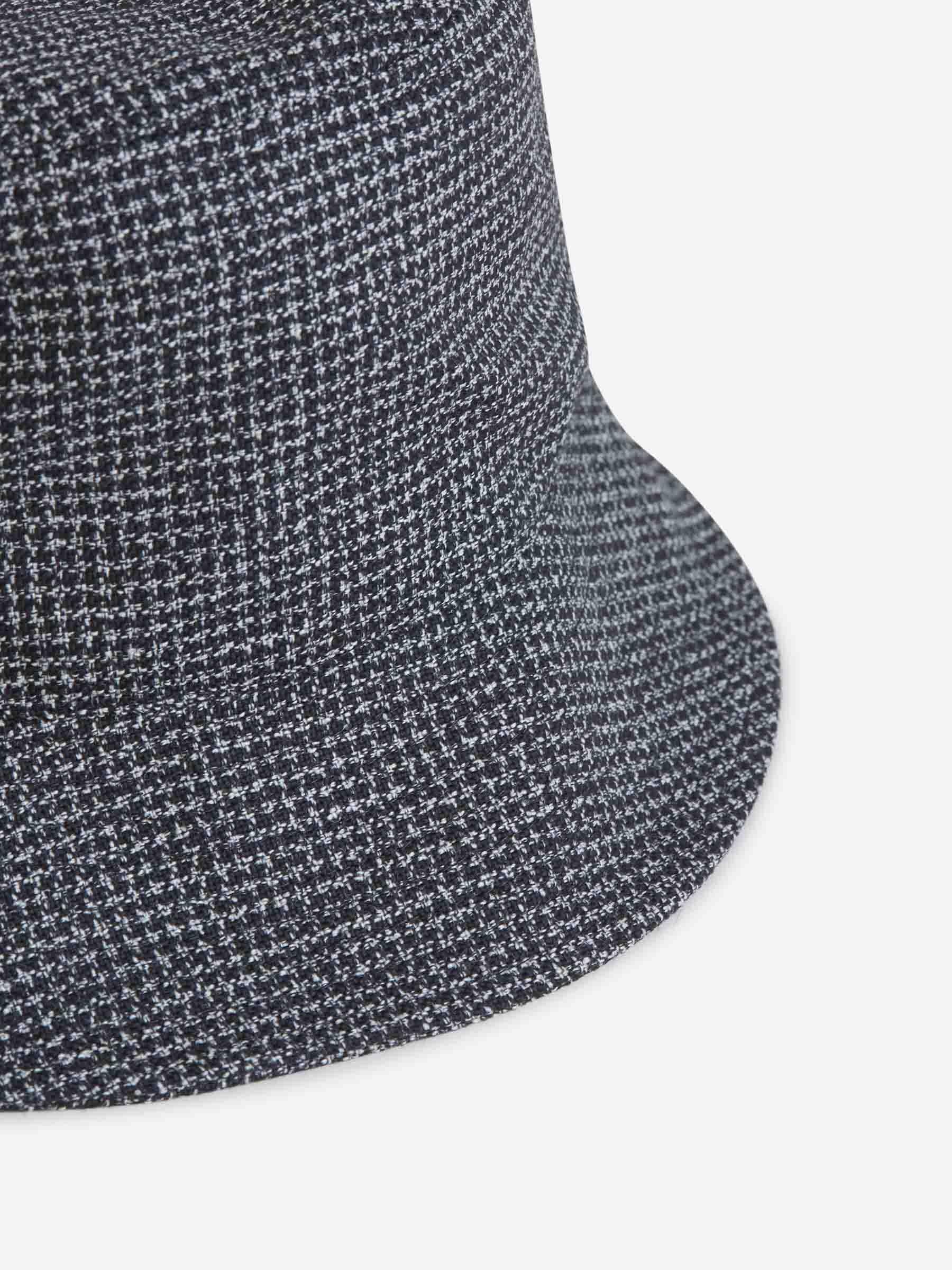Outlet online Lardini Hombre Sombrero Pescador Lana color Blanco y Negro sku 695-001262 01 - Foto 3