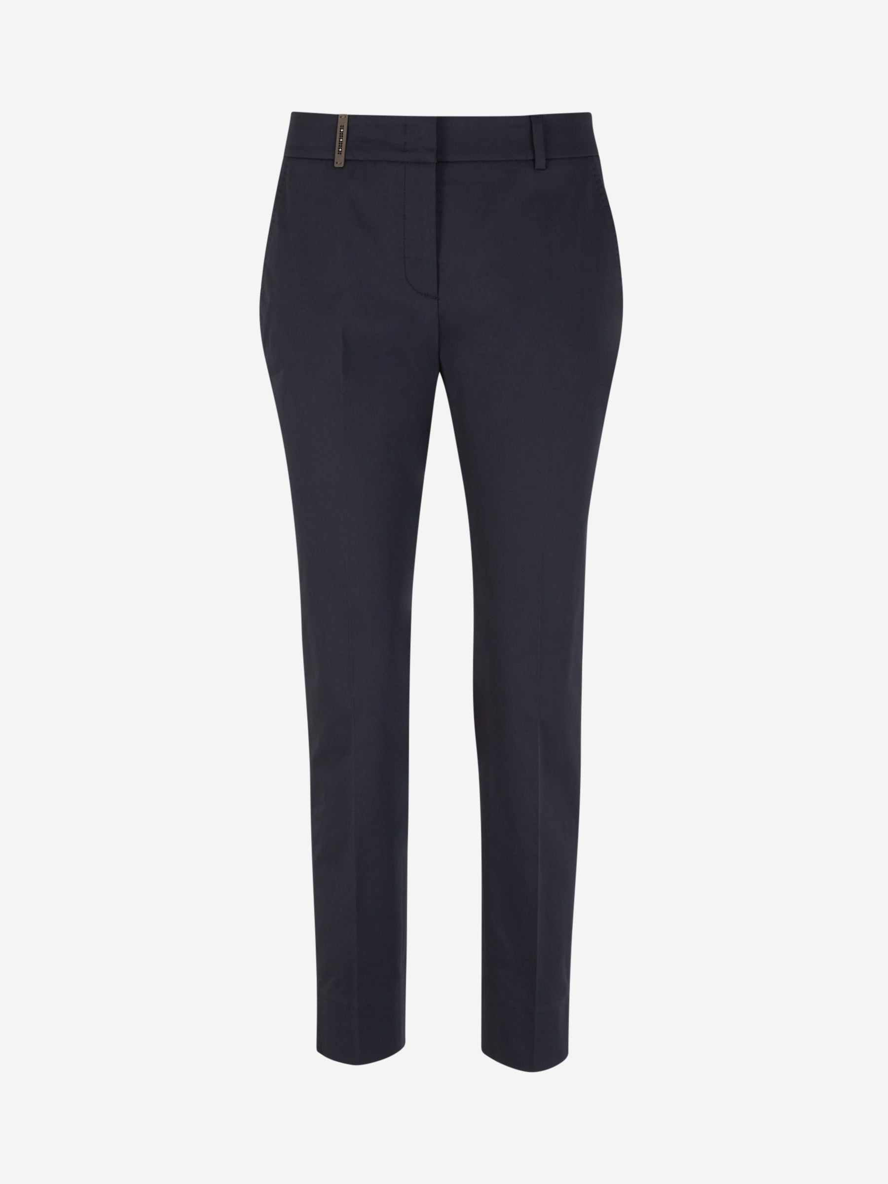 Outlet online Peserico Mujer Pantalones Formales Algodón color Azul Noche sku 761-003458 01 - Foto 1