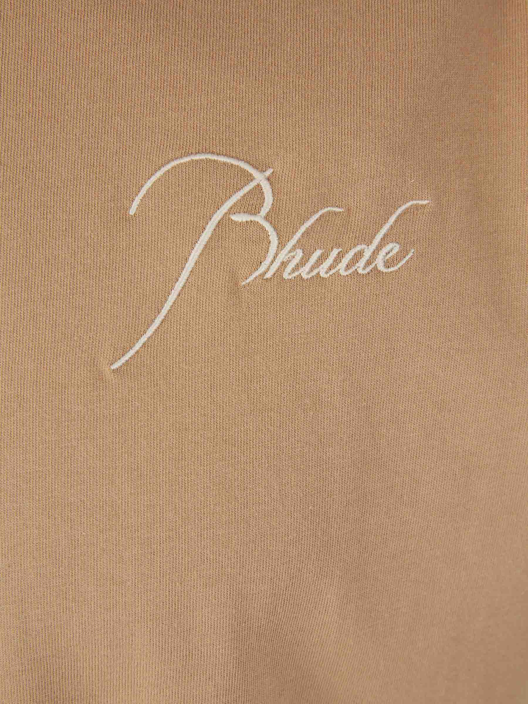 Rhude Camiseta Logo Algodón color Caramelo sku 553-003639 00 - Foto 4