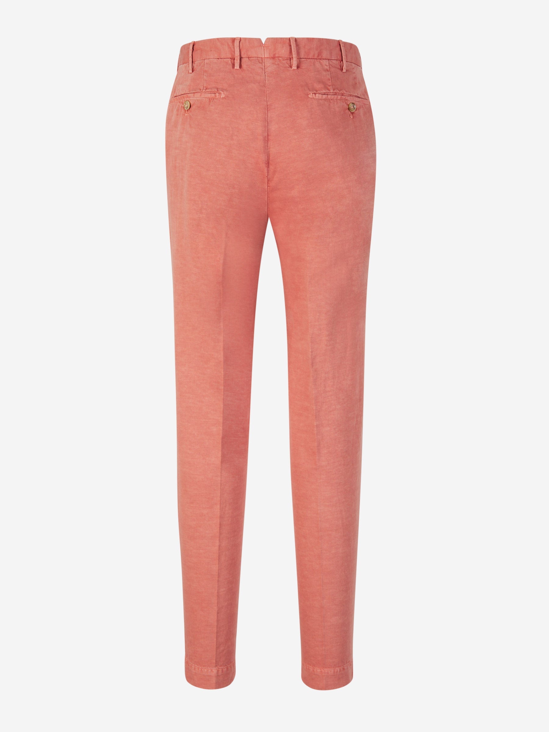 Outlet online Incotex Hombre Pantalones Formales Tapered Fit color Coral sku 521-002976 06 - Foto 2