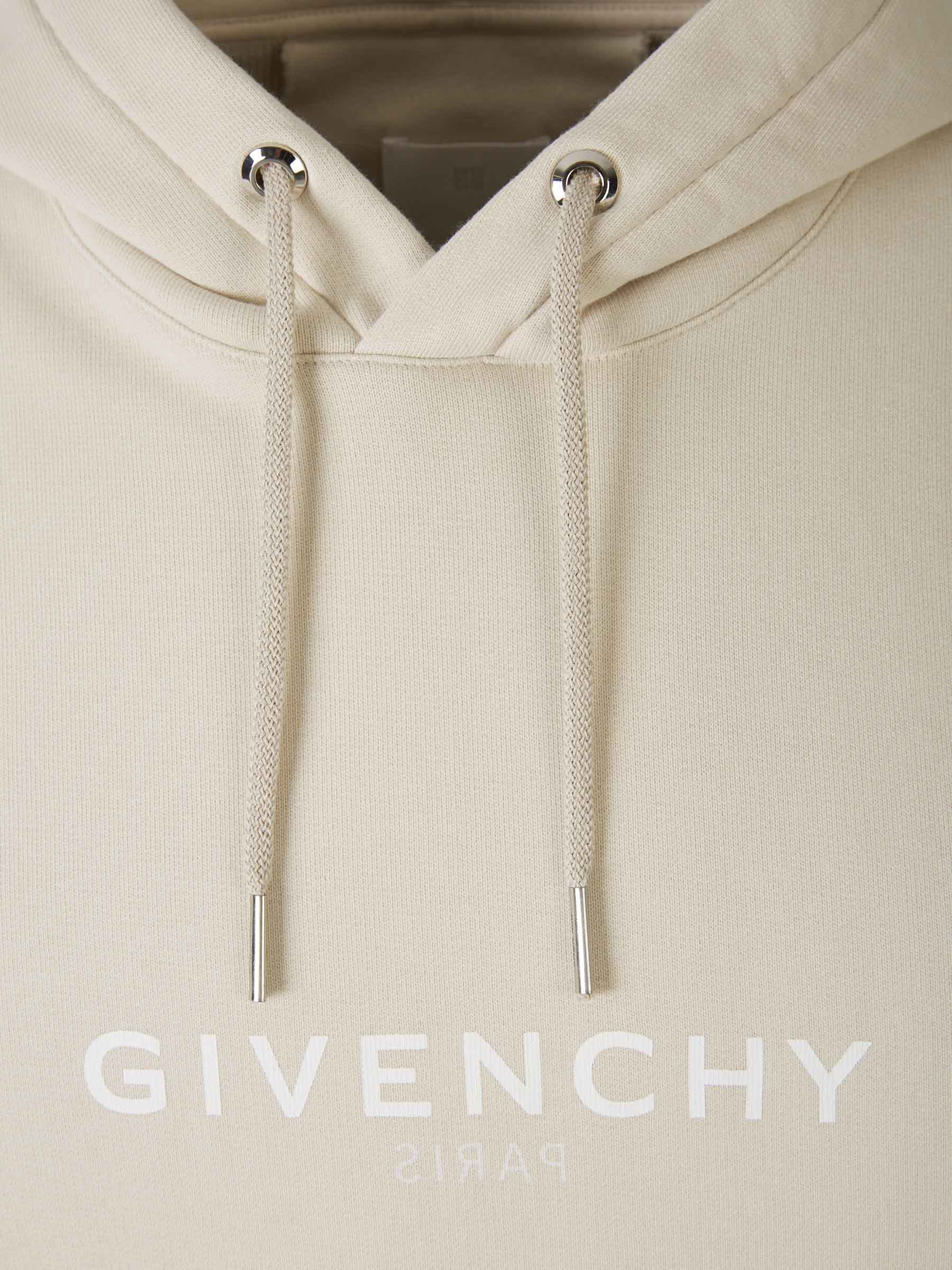 Outlet online Givenchy Hombre Sudadera Logo Algodón color Crema sku 545-001608 01 - Foto 3