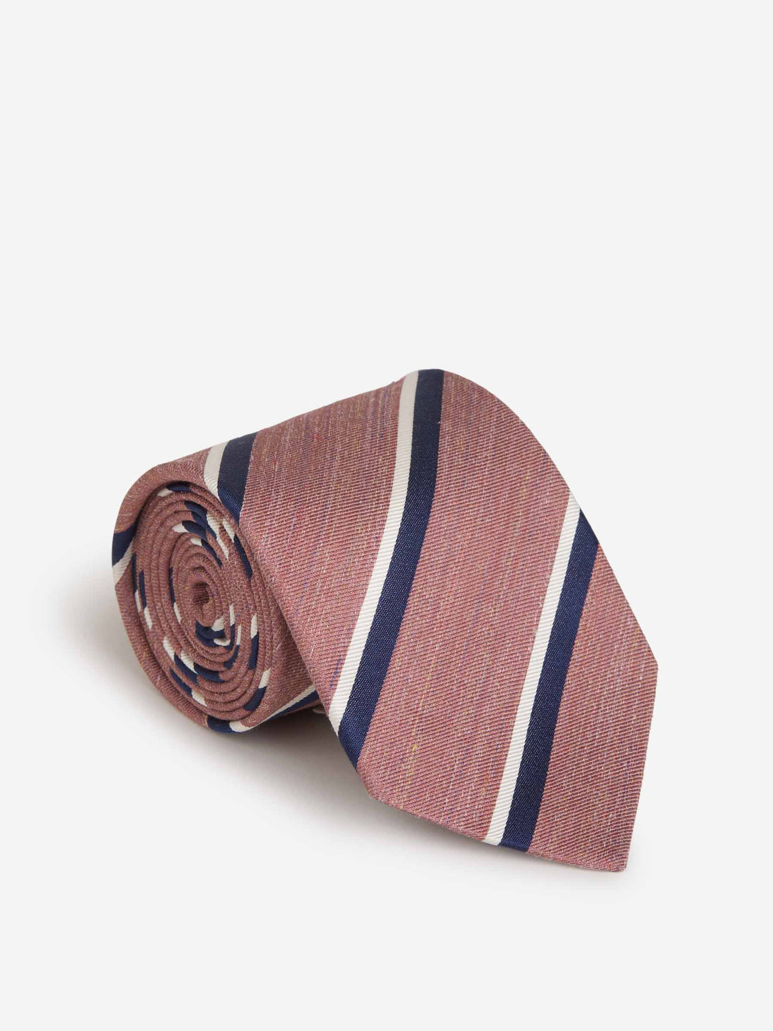 Santa Eulalia Corbata Seda Y Lino color Burdeos sku 601-000881 03 - Foto 1