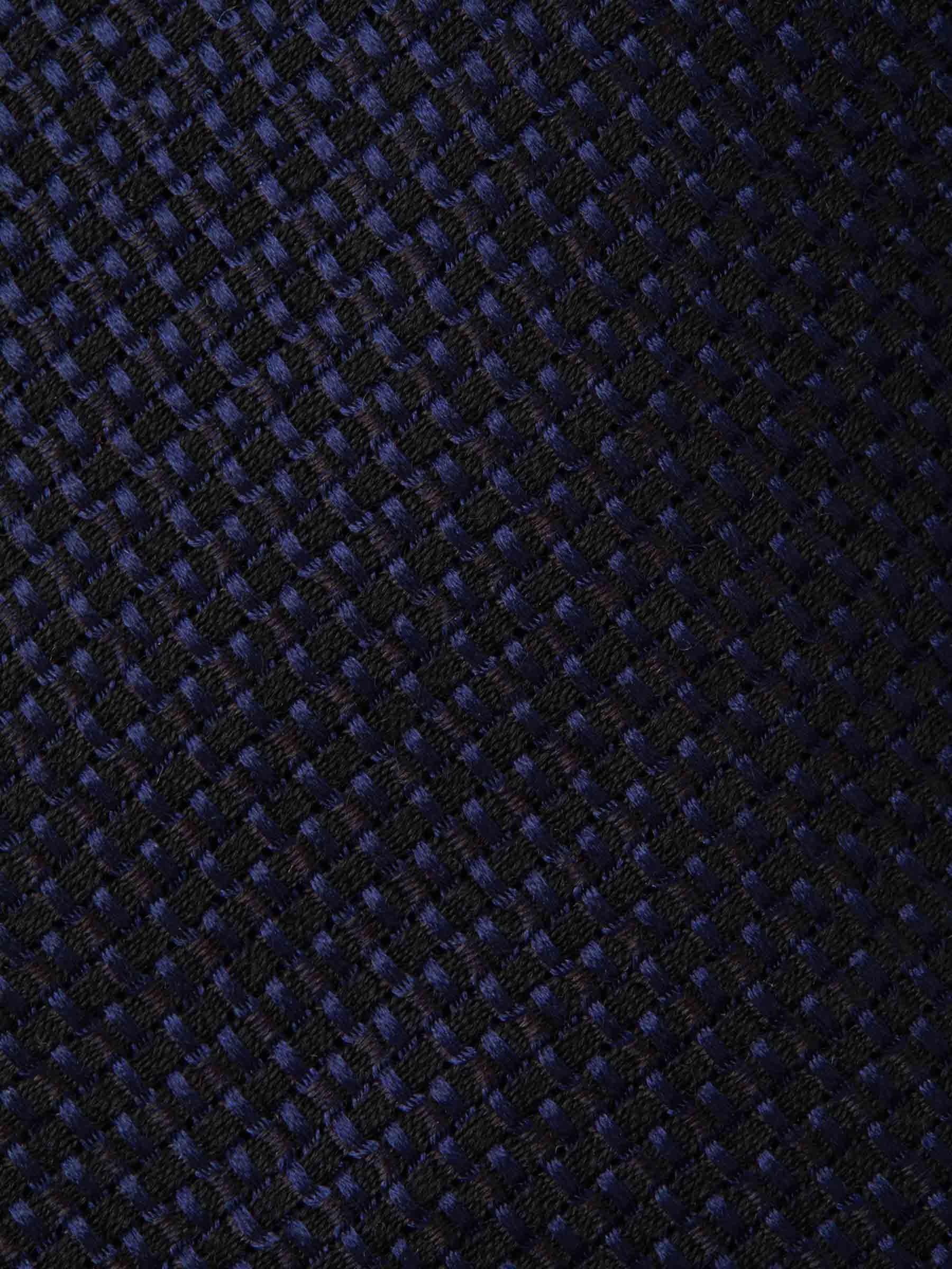 Outlet online Kiton Hombre Corbata Texturizada Lana Y Seda color Azul Noche sku 601-001136 02 - Foto 2