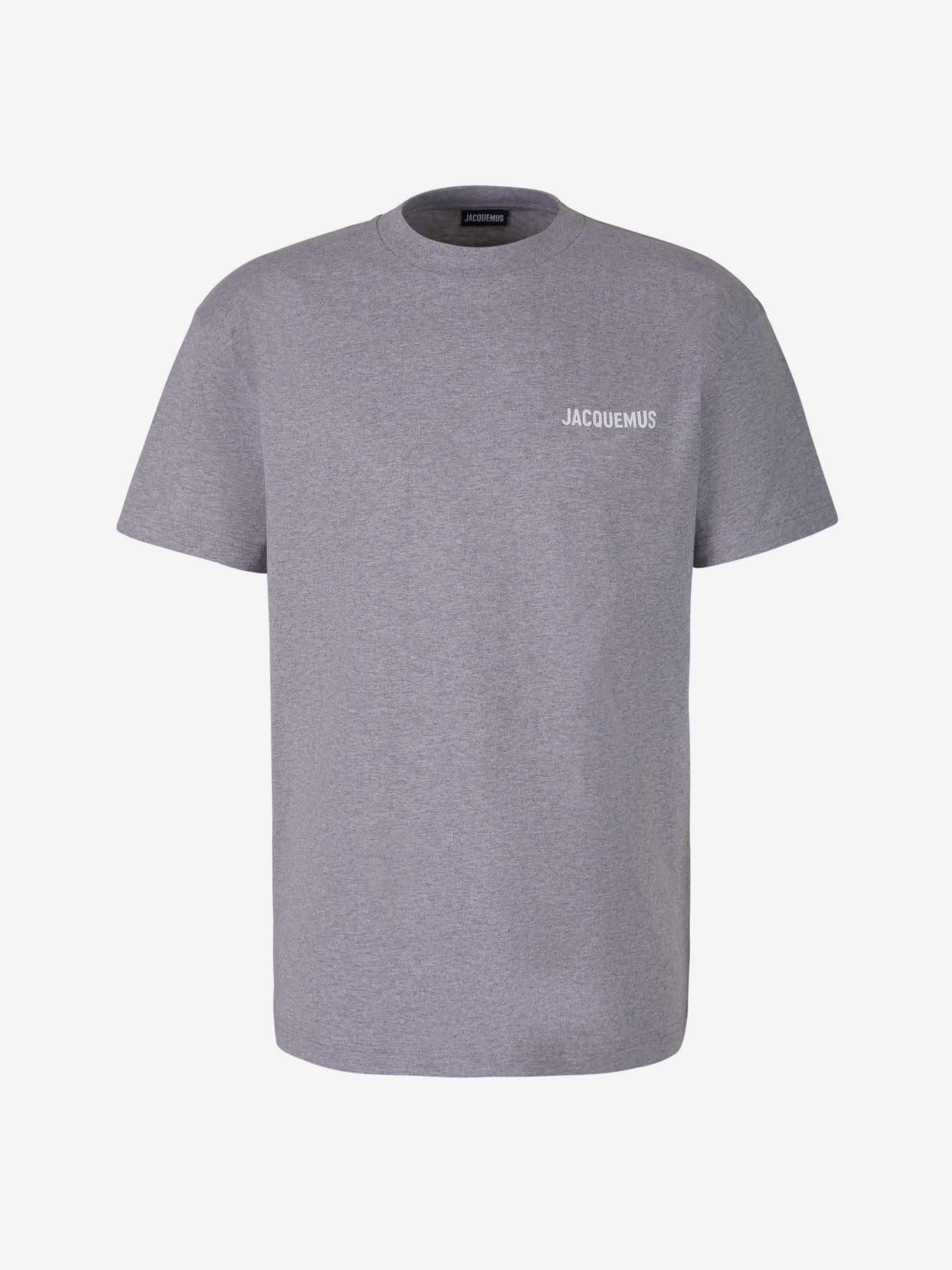 Outlet online Jacquemus Hombre Camiseta Logo Clásico color Gris Claro sku 553-003396 02 - Foto 1