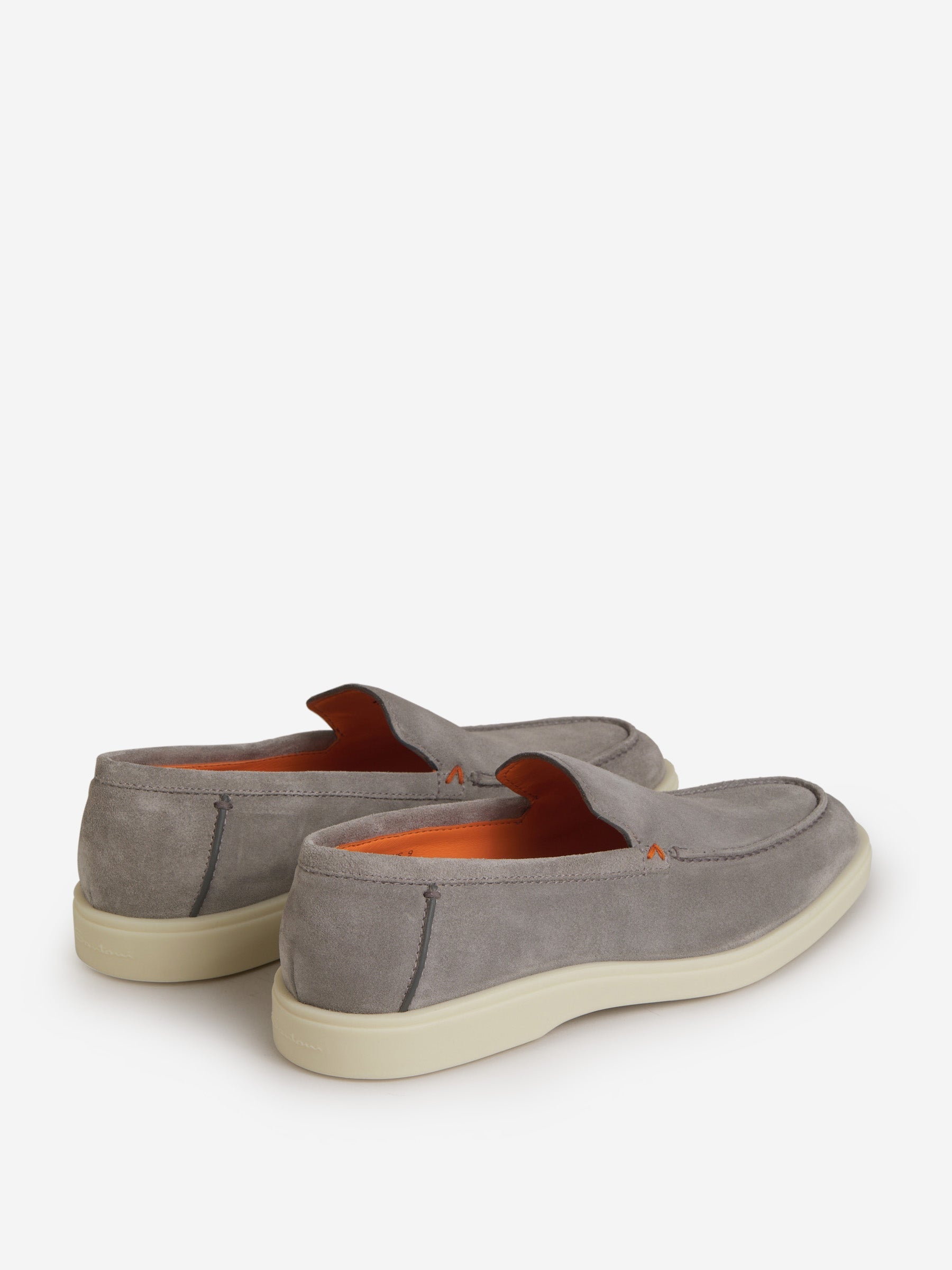 Outlet online Santoni Hombre Mocasines Ante color Gris Claro sku 611-004078 01 - Foto 3