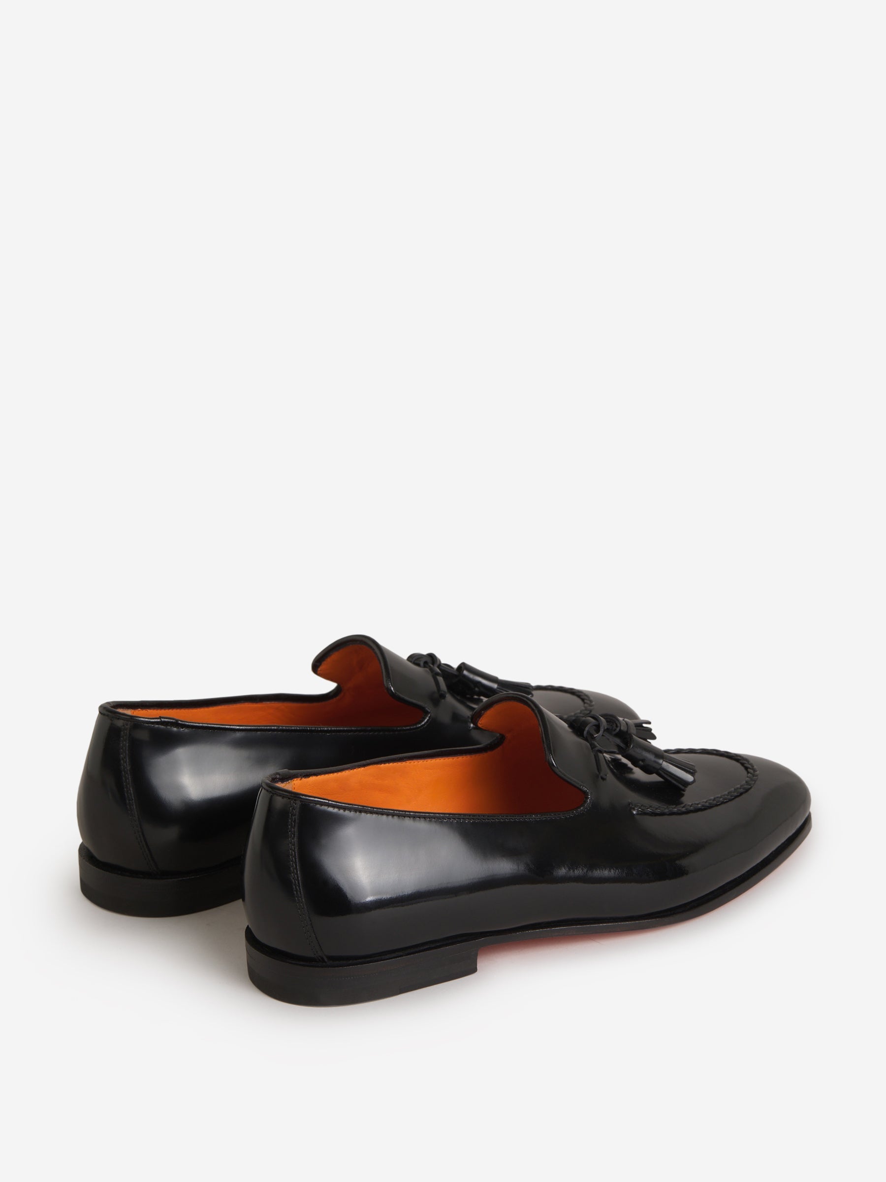 Outlet online Santoni Hombre Mocasines Borla Piel color Negro sku 611-004080 01 - Foto 2