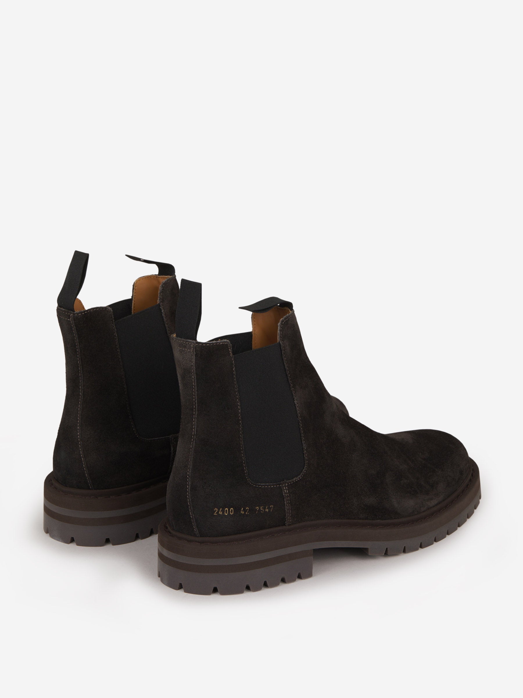 Outlet online Common Projects Hombre Botas Ante color Negro sku 611-004187 01 - Foto 3