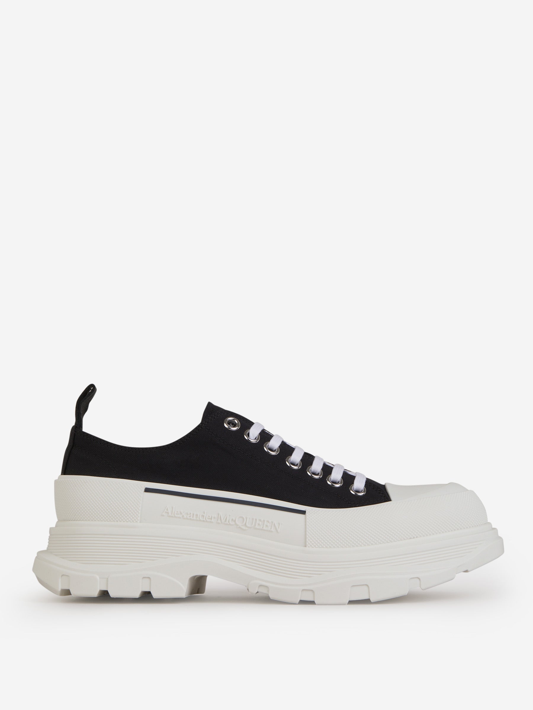 Outlet online Alexander McQueen Hombre Sneakers Tread Slick color Negro sku 611-004197 01 - Foto 1