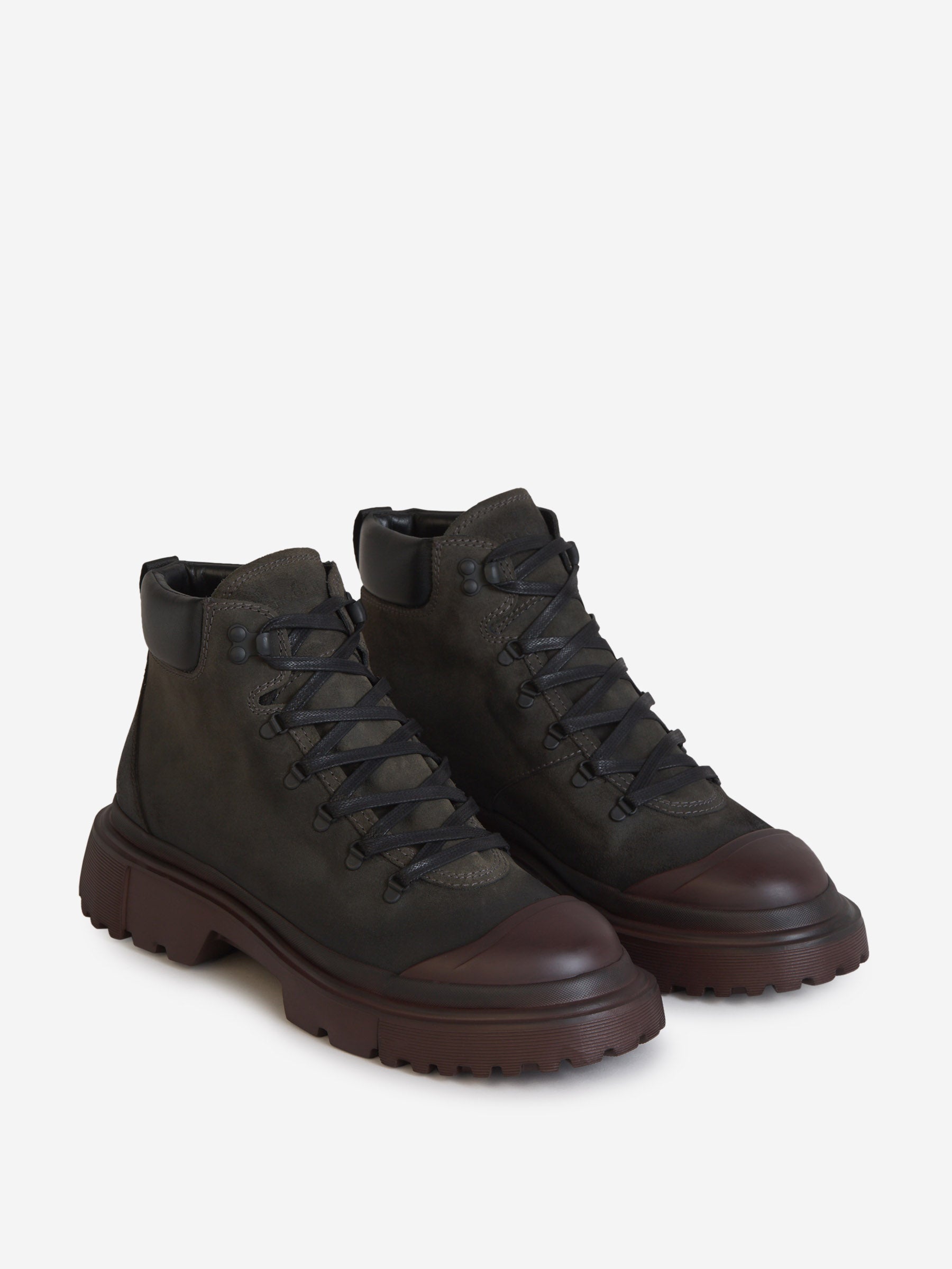 Outlet online Hogan Hombre Botas Hogan H619 color Verde Militar sku 611-004209 01 - Foto 2
