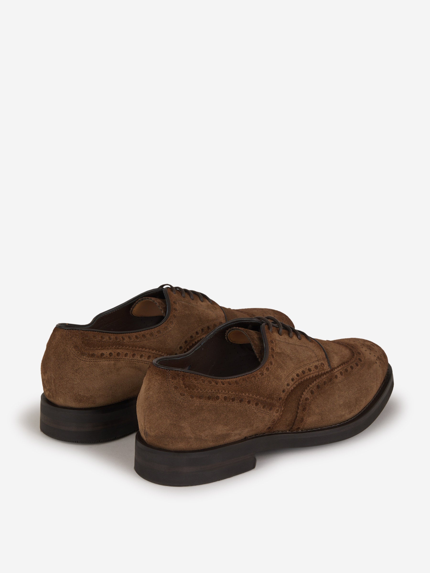 Outlet online Santoni Hombre Zapatos Derby Brogue color Marron sku 611-004265 01 - Foto 3