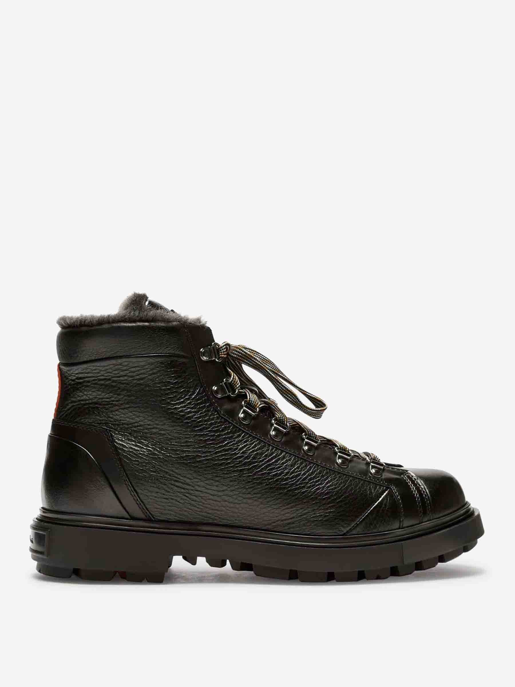 Outlet online Santoni Hombre Zapatos Botín Farah color Negro sku 611-004448 01 - Foto 1