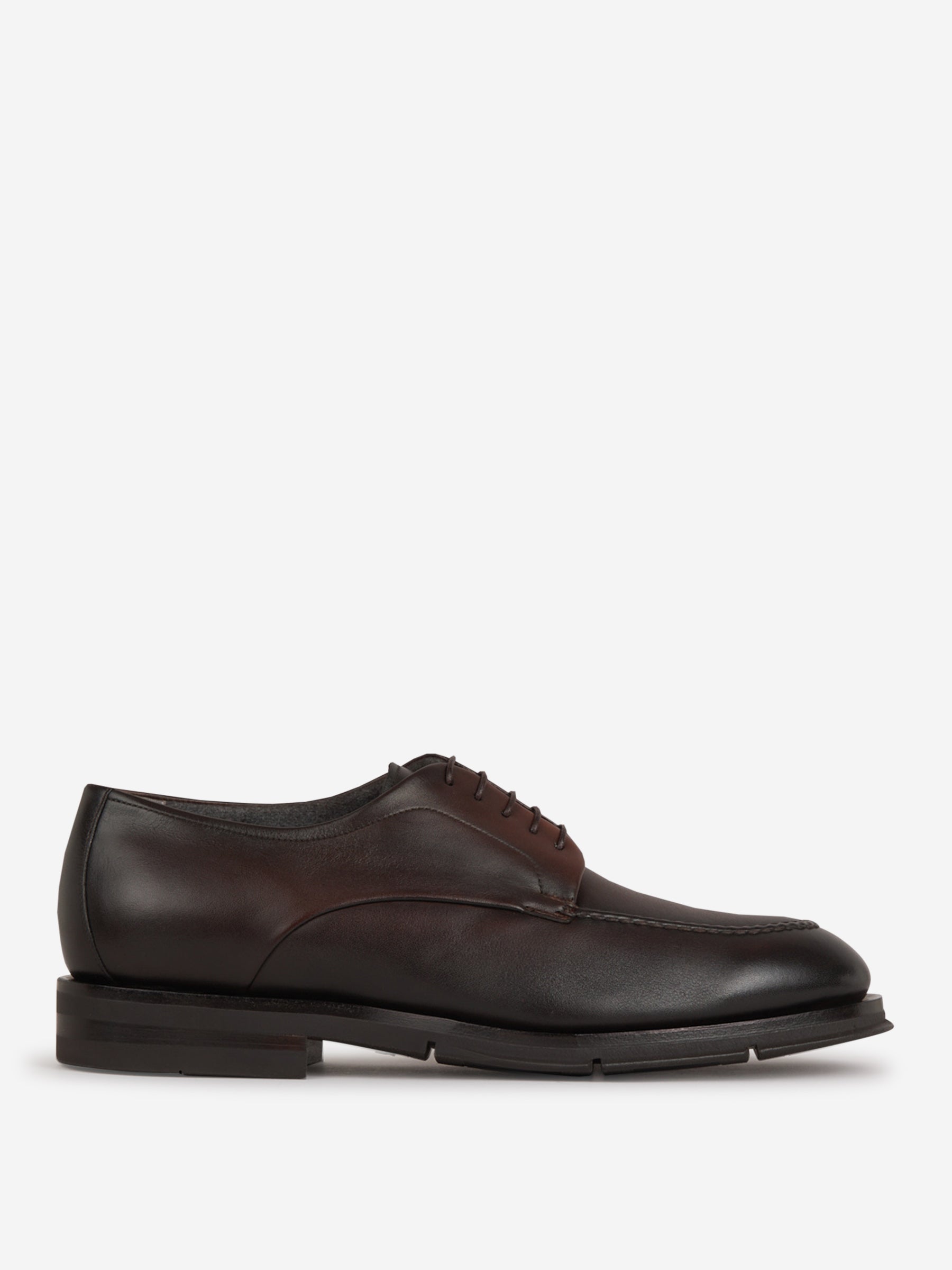 Outlet online Santoni Hombre Zapatos Piel Oxford color Marron Oscuro sku 611-004450 01 - Foto 1