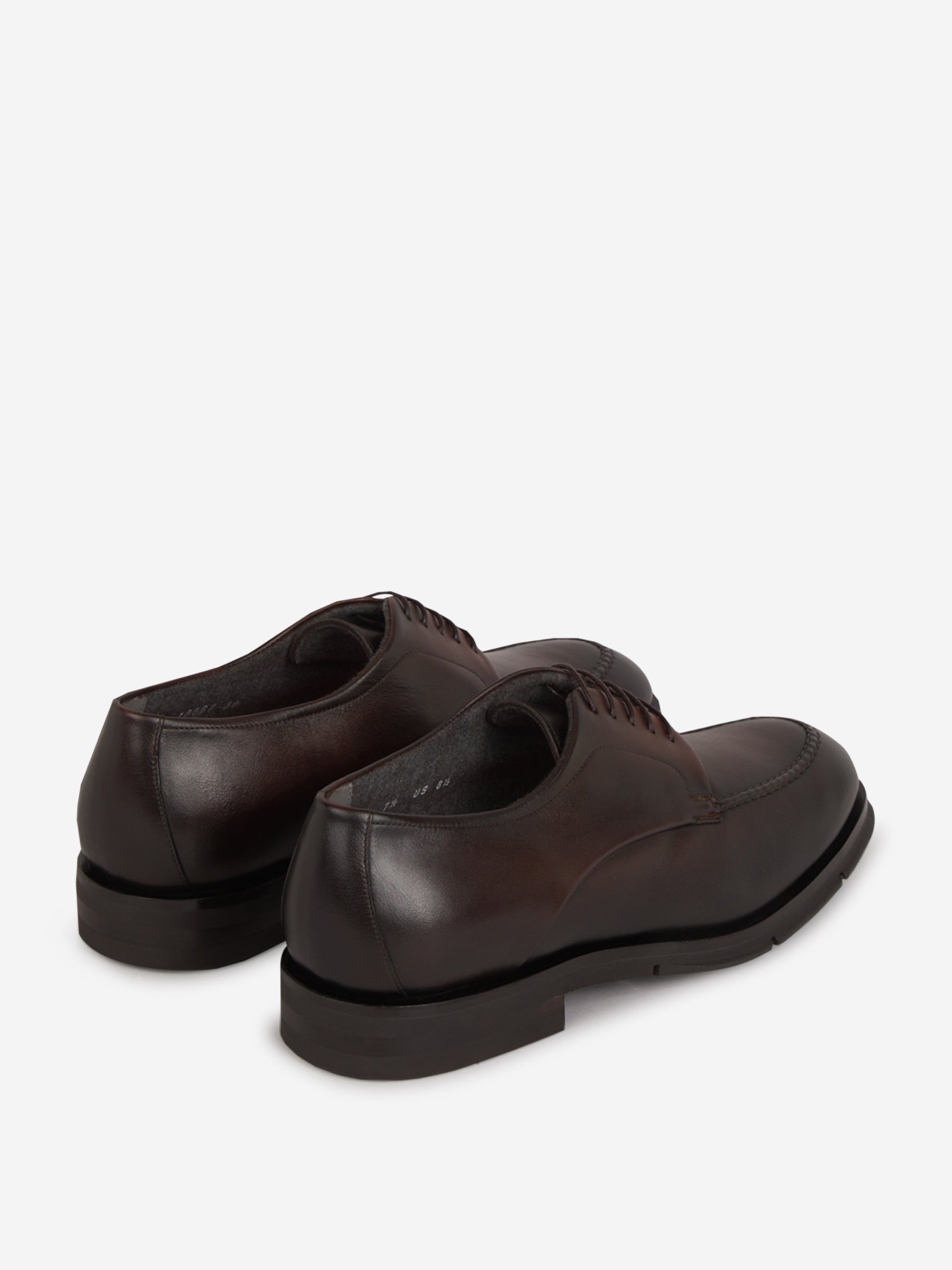 Outlet online Santoni Hombre Zapatos Piel Oxford color Marron Oscuro sku 611-004450 01 - Foto 5
