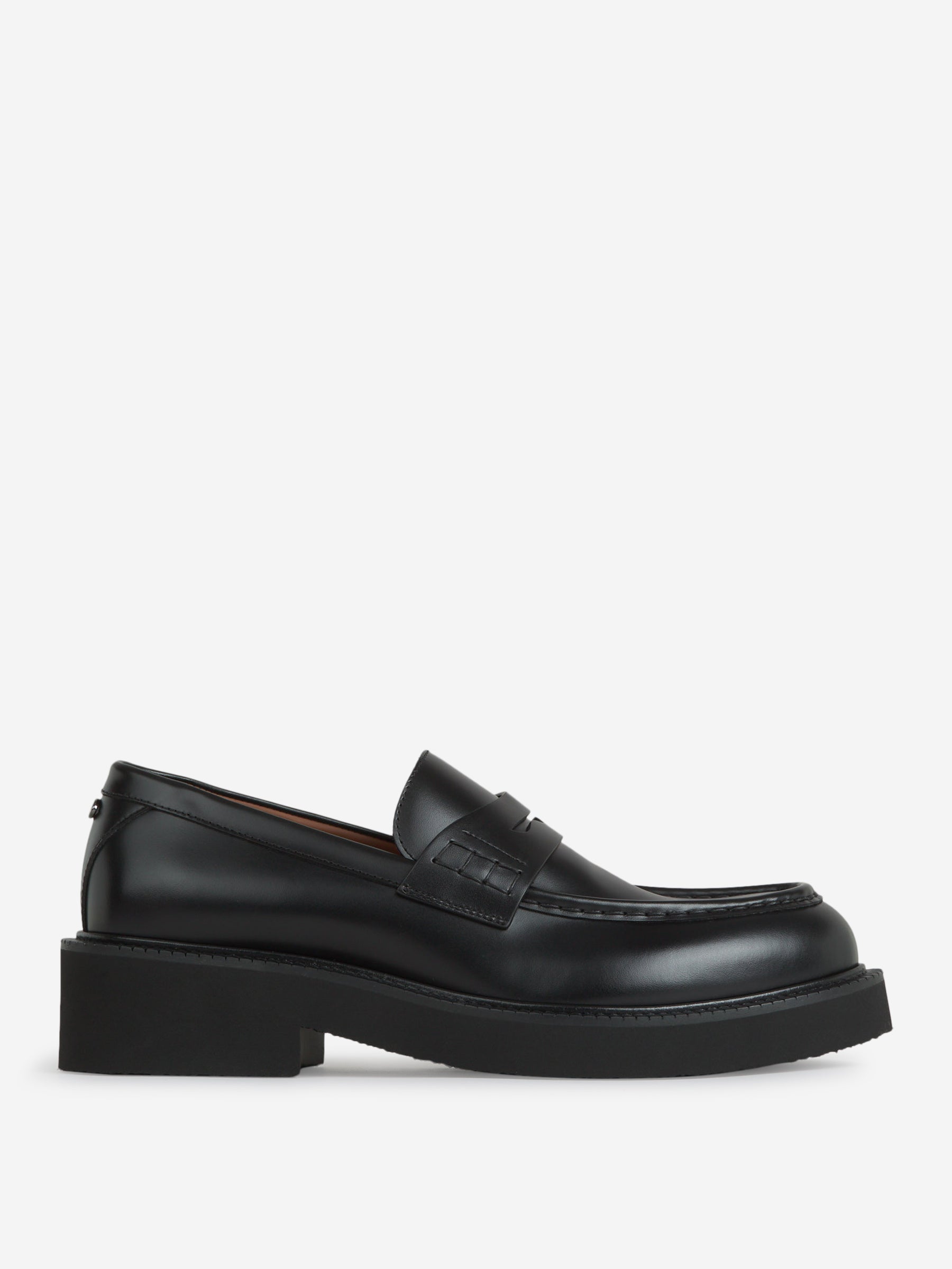 Valentino Garavani Hombre Barcelona Mocasines Piel Logo color Negro sku 611-004452 01 - Foto 1