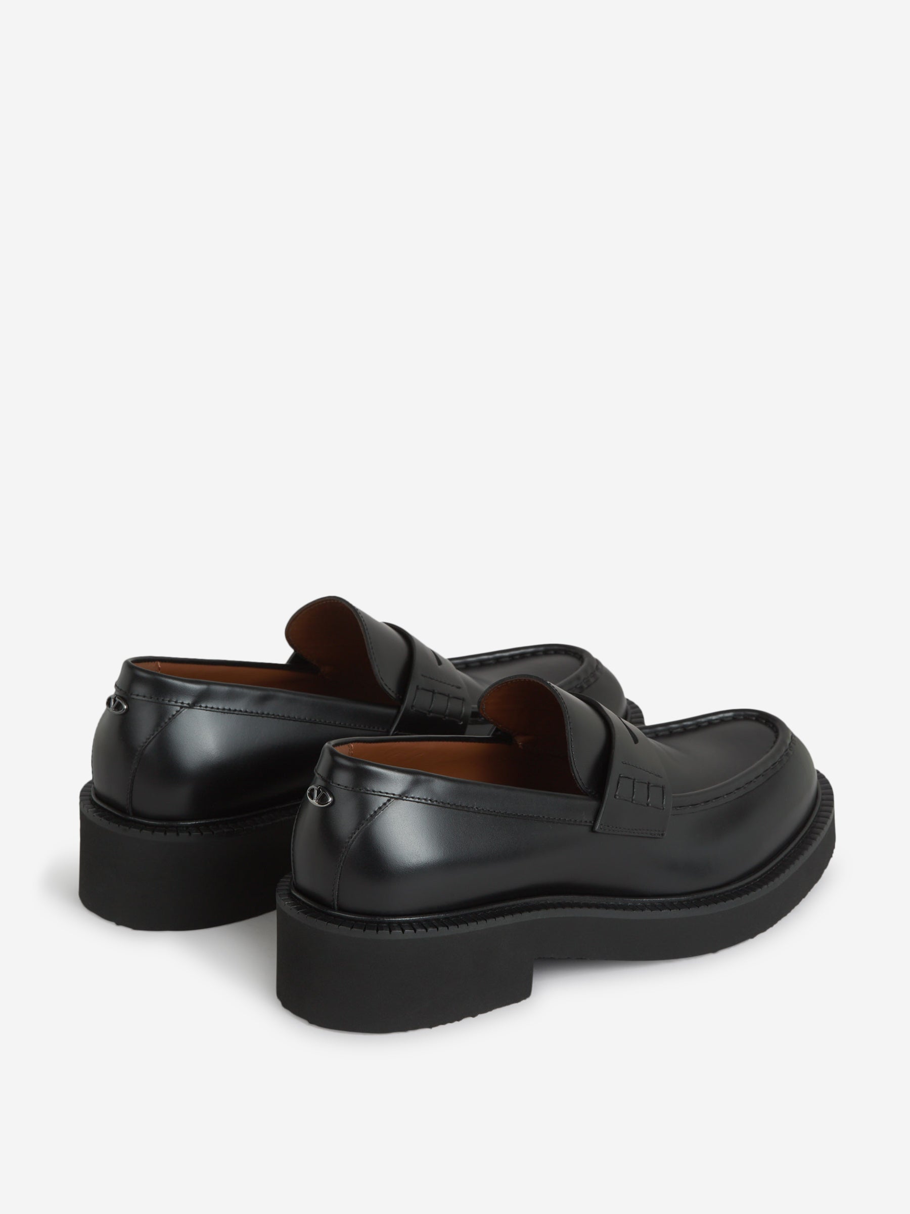 Valentino Garavani Hombre Barcelona Mocasines Piel Logo color Negro sku 611-004452 01 - Foto 3