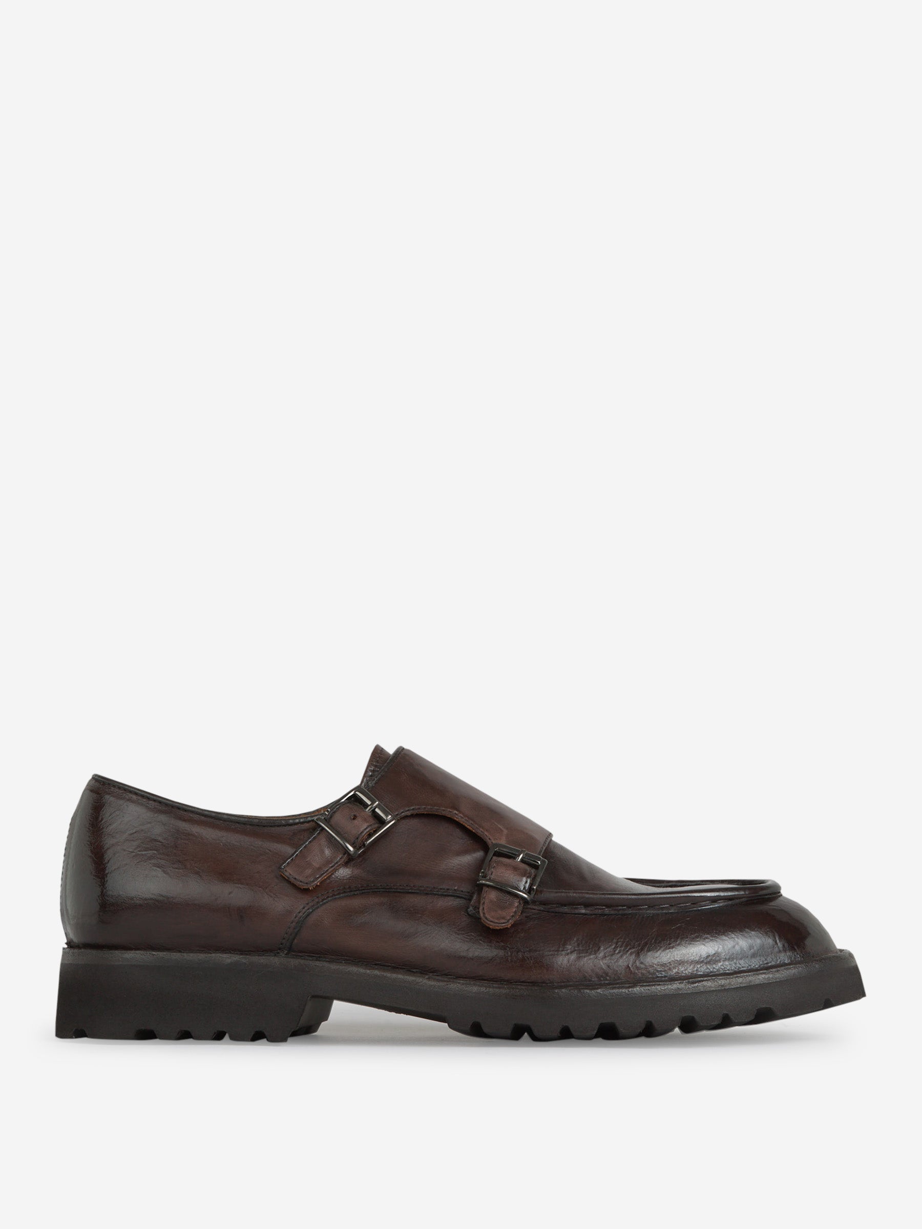 Outlet online Green George Hombre Zapatos Doble Hebilla color Marron Oscuro sku 611-004488 01 - Foto 1