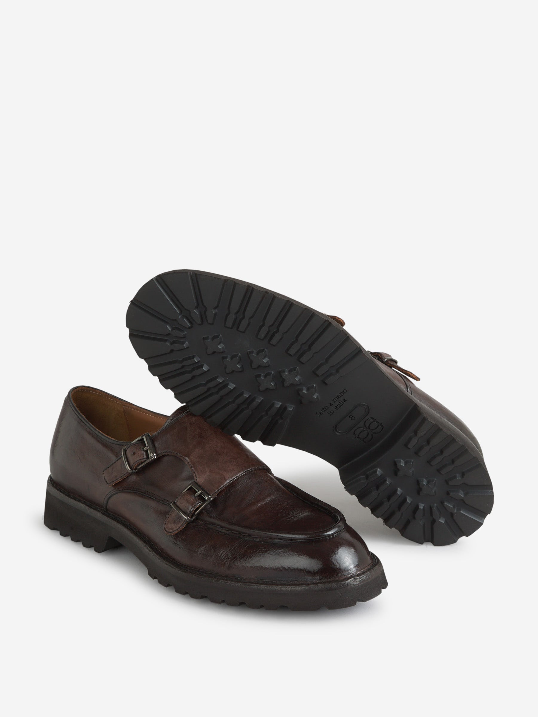Outlet online Green George Hombre Zapatos Doble Hebilla color Marron Oscuro sku 611-004488 01 - Foto 4