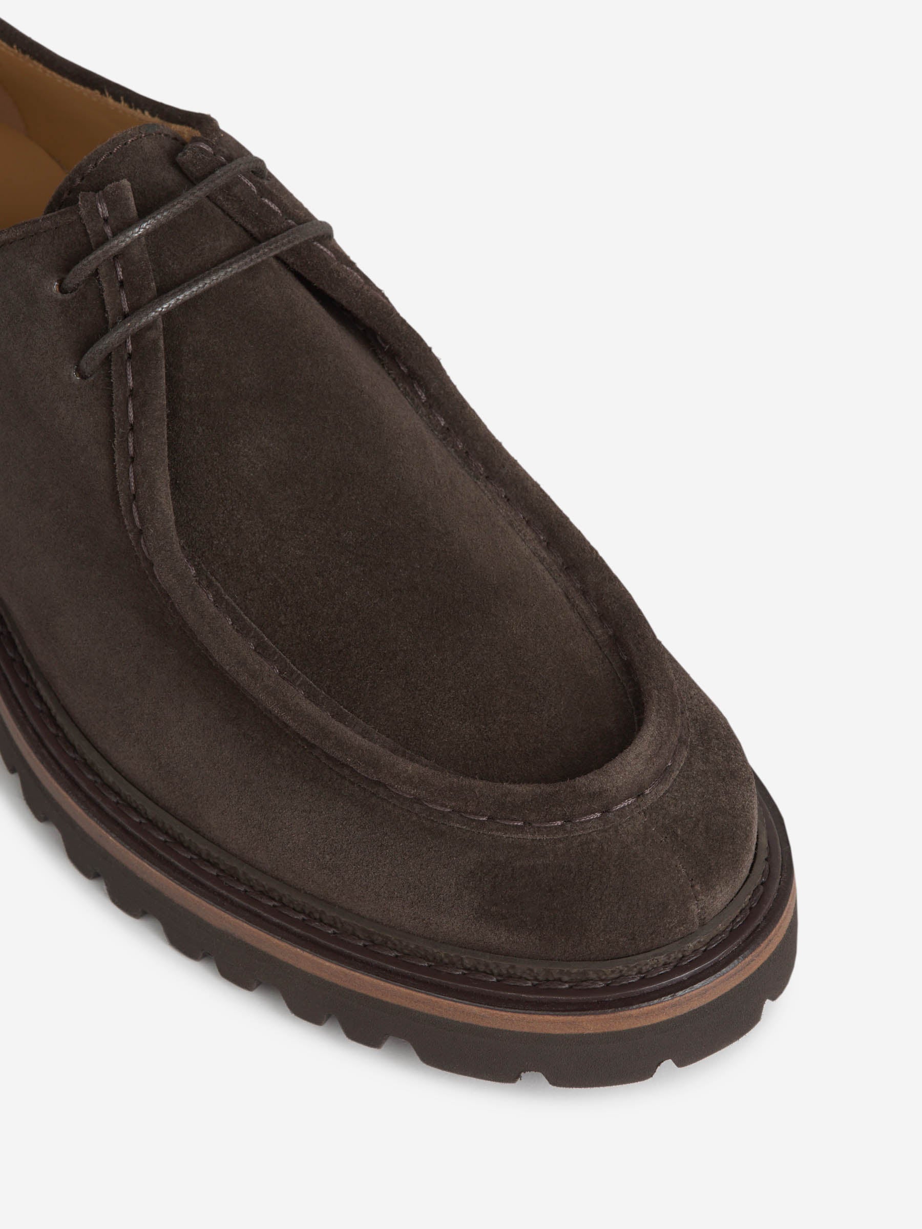 Outlet online Henderson Baracco Hombre Zapatos Suede Modica color Marron Oscuro sku 611-004491 01 - Foto 5