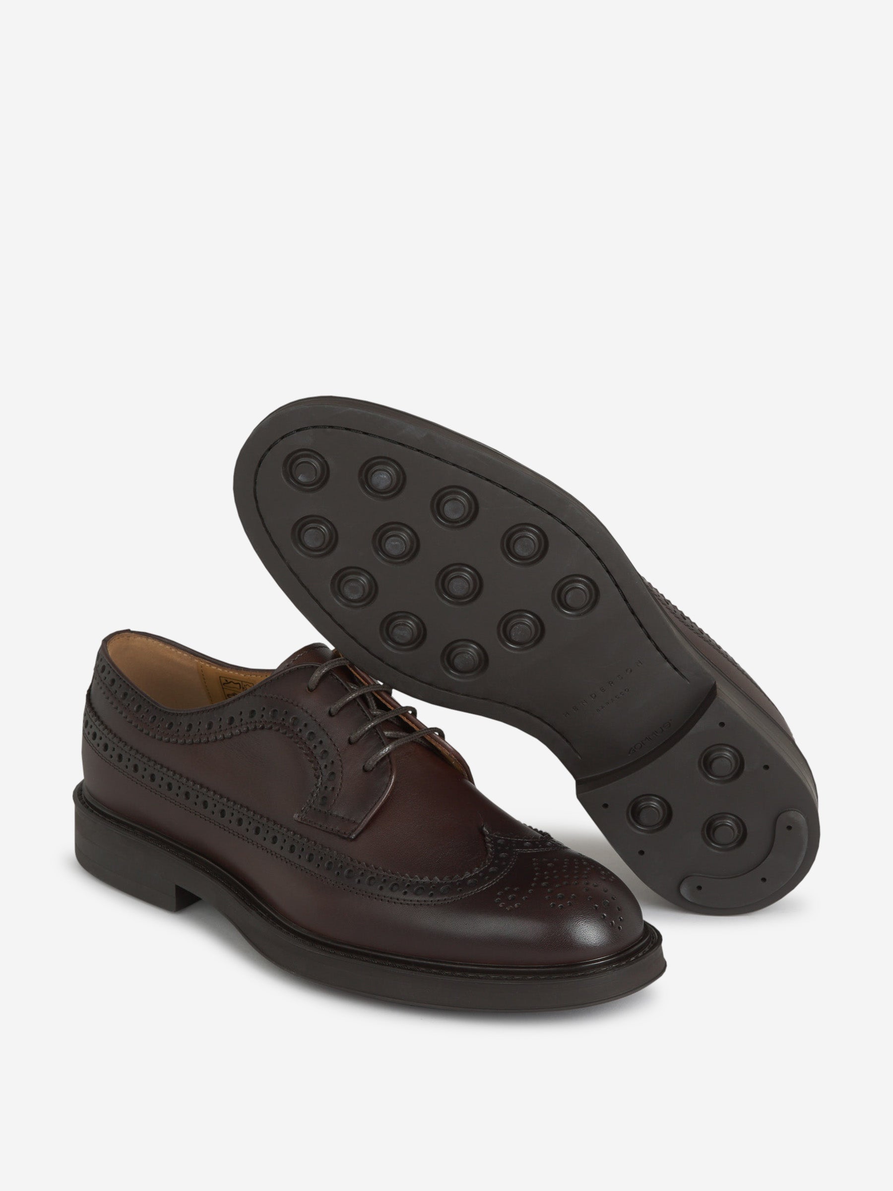 Outlet online Henderson Baracco Hombre Zapatos Boston Piel color Marron Oscuro sku 611-004493 01 - Foto 4