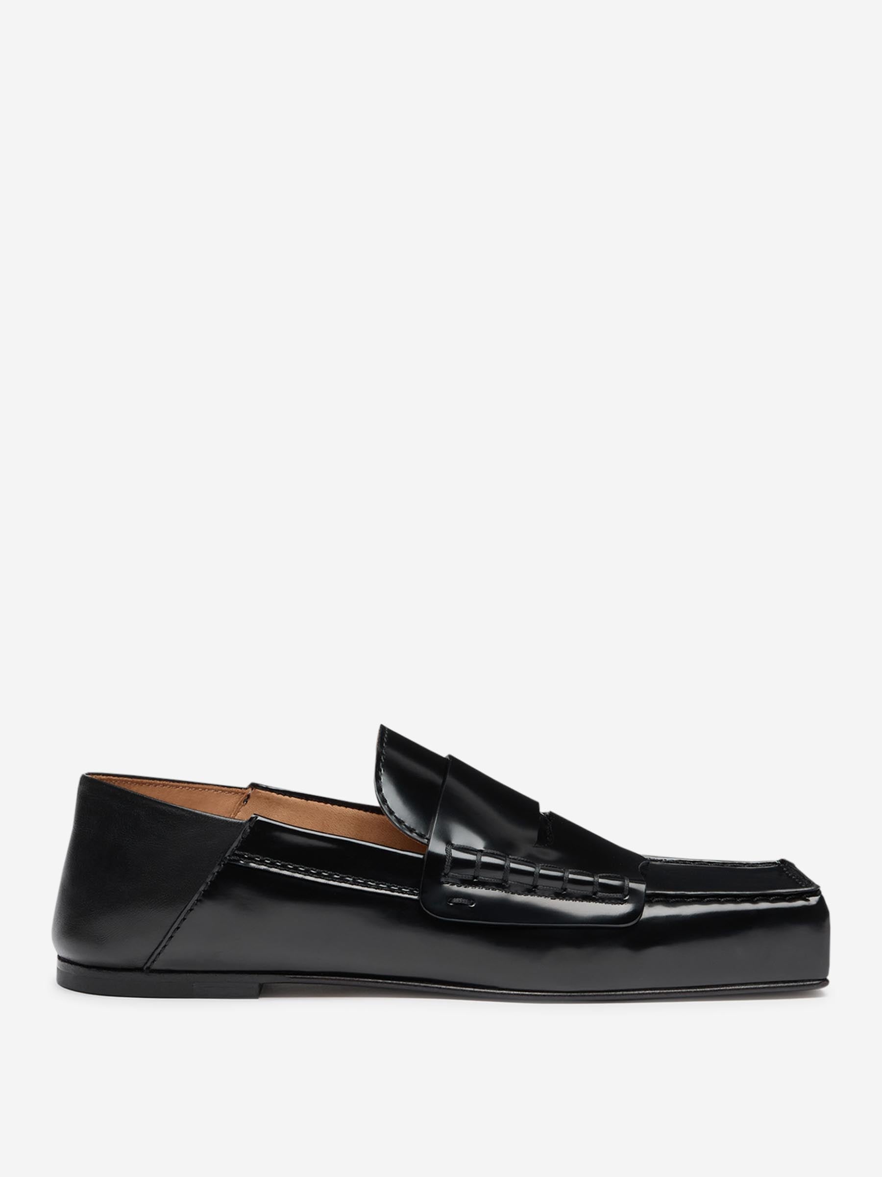 Outlet online Jacquemus Hombre Mocasines Piel Carré color Negro sku 611-004548 00 - Foto 1
