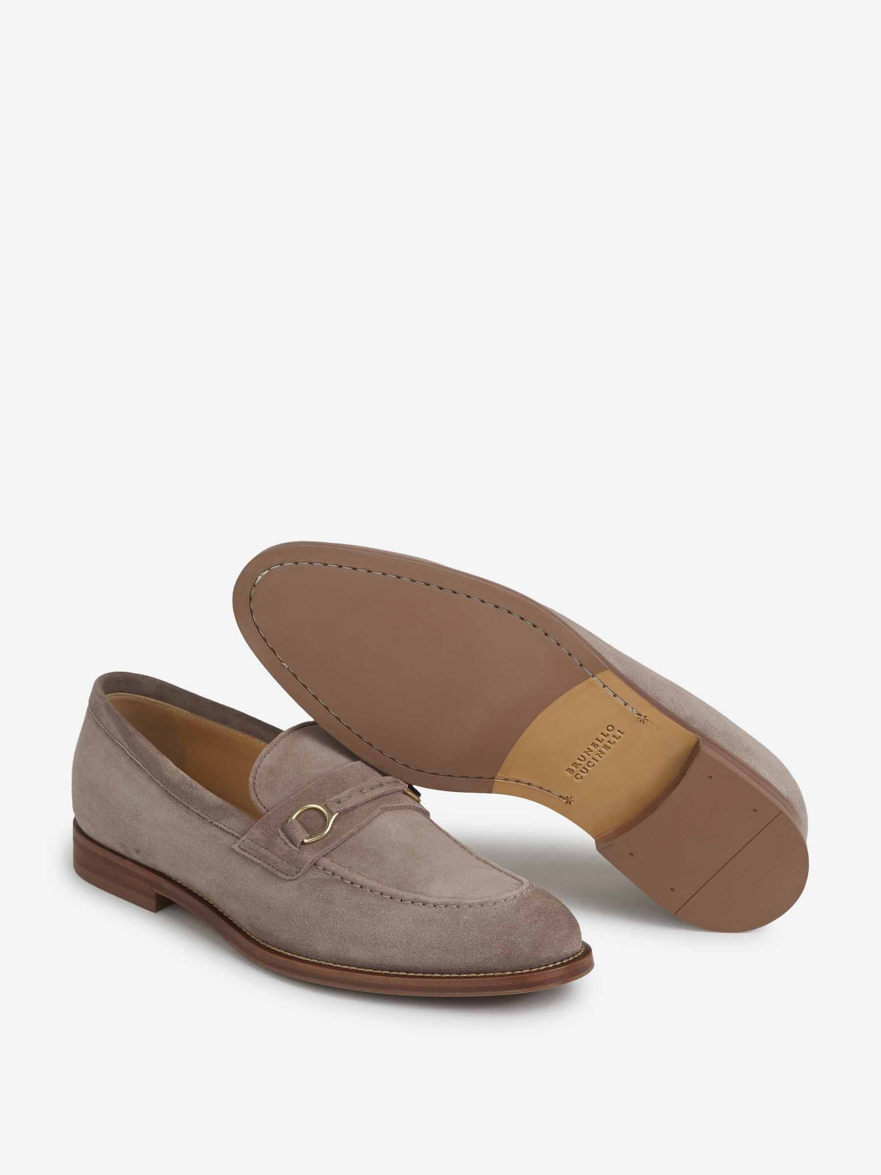 Brunello Cucinelli Hombre Barcelona Mocasines Piel Horsebit color Taupe sku 611-004571 01 - Foto 4