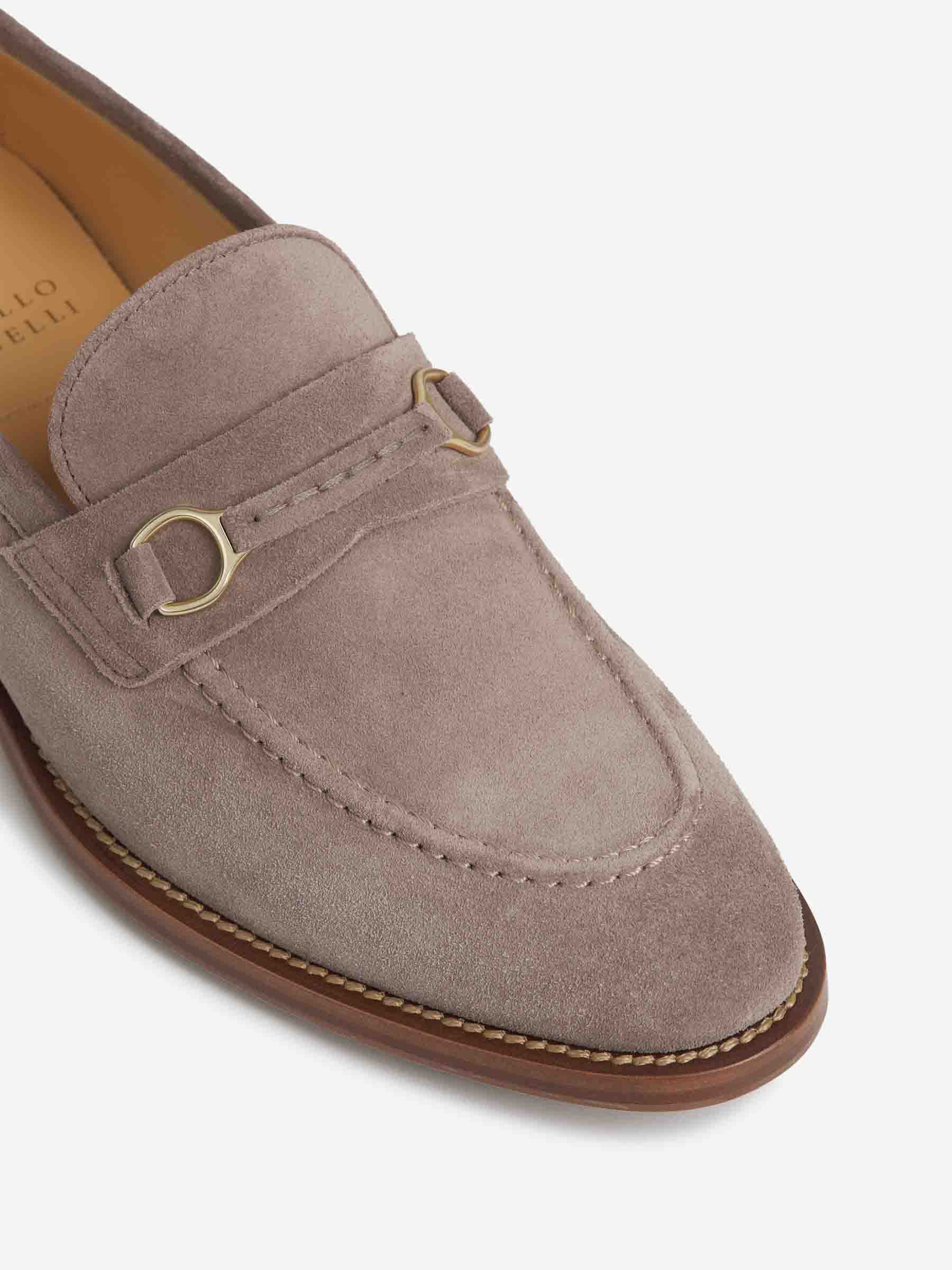 Brunello Cucinelli Hombre Barcelona Mocasines Piel Horsebit color Taupe sku 611-004571 01 - Foto 5
