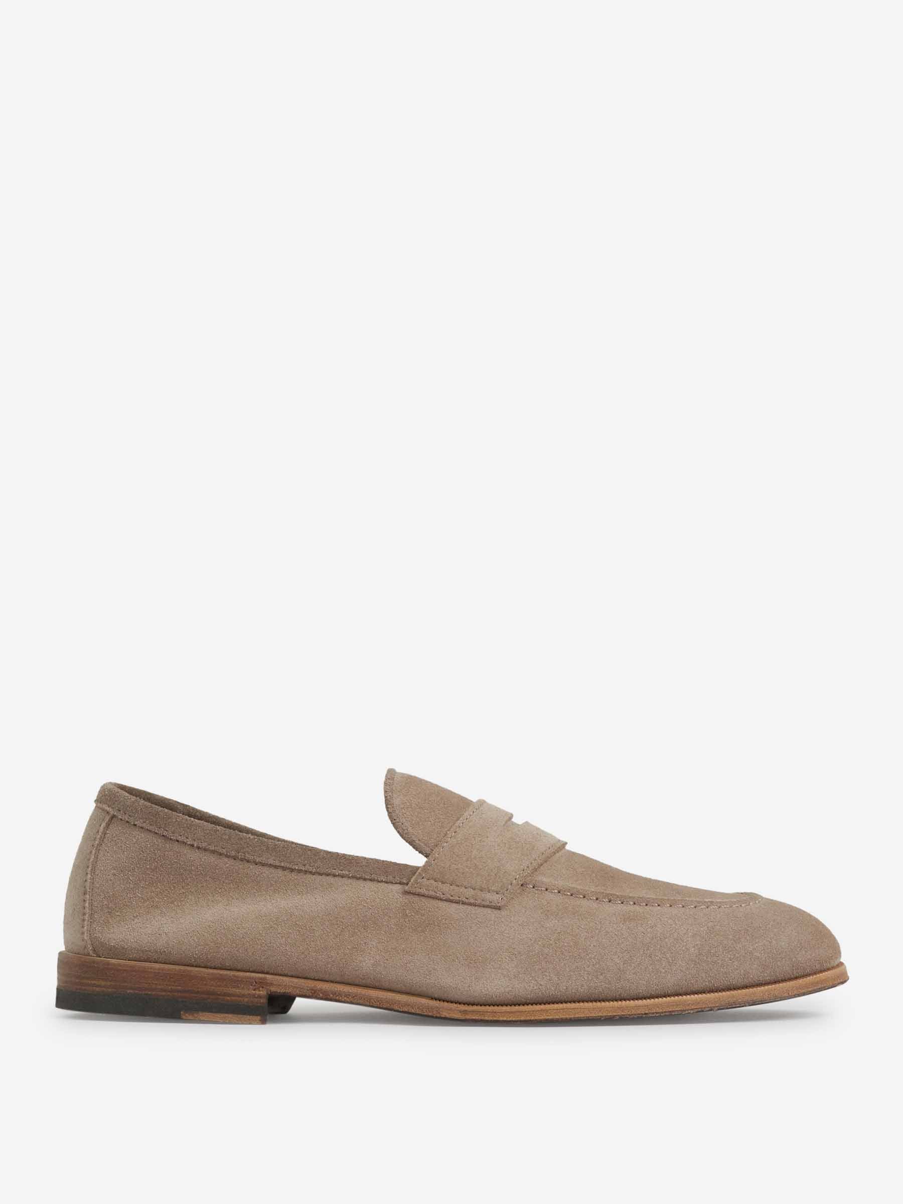 Outlet online Henderson Baracco Hombre Mocasines Piel Ante color Nude sku 611-004572 03 - Foto 1