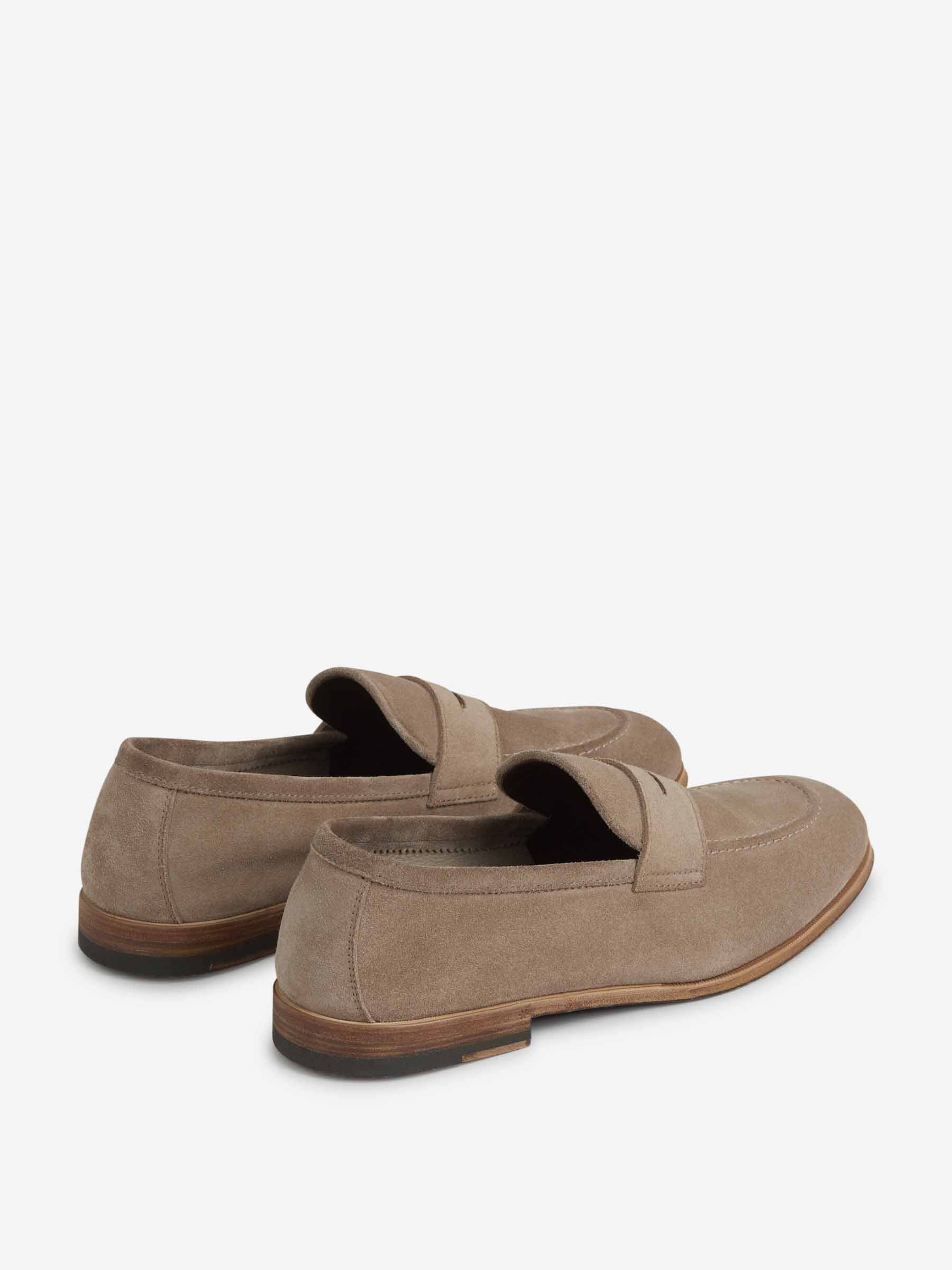 Outlet online Henderson Baracco Hombre Mocasines Piel Ante color Nude sku 611-004572 03 - Foto 3